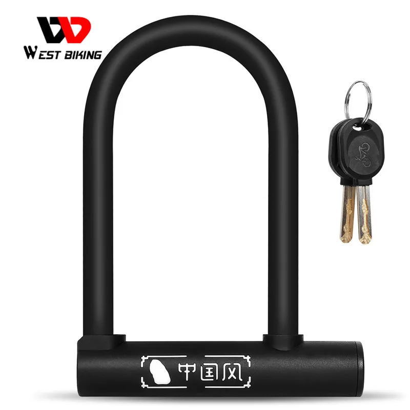 WEST BIKING Bicycle U Lock Durable Zinc Alloy MTB Road Bike Padlock Anti-theft Safety Lock Motorcycle E-Bike Cycling Accessories
WEST BIKING Bicycle U Lock Durable Zinc Alloy MTB Road Bike Padlock Anti-theft Safety Lock Motorcycle E-Bike Cycling Accessories