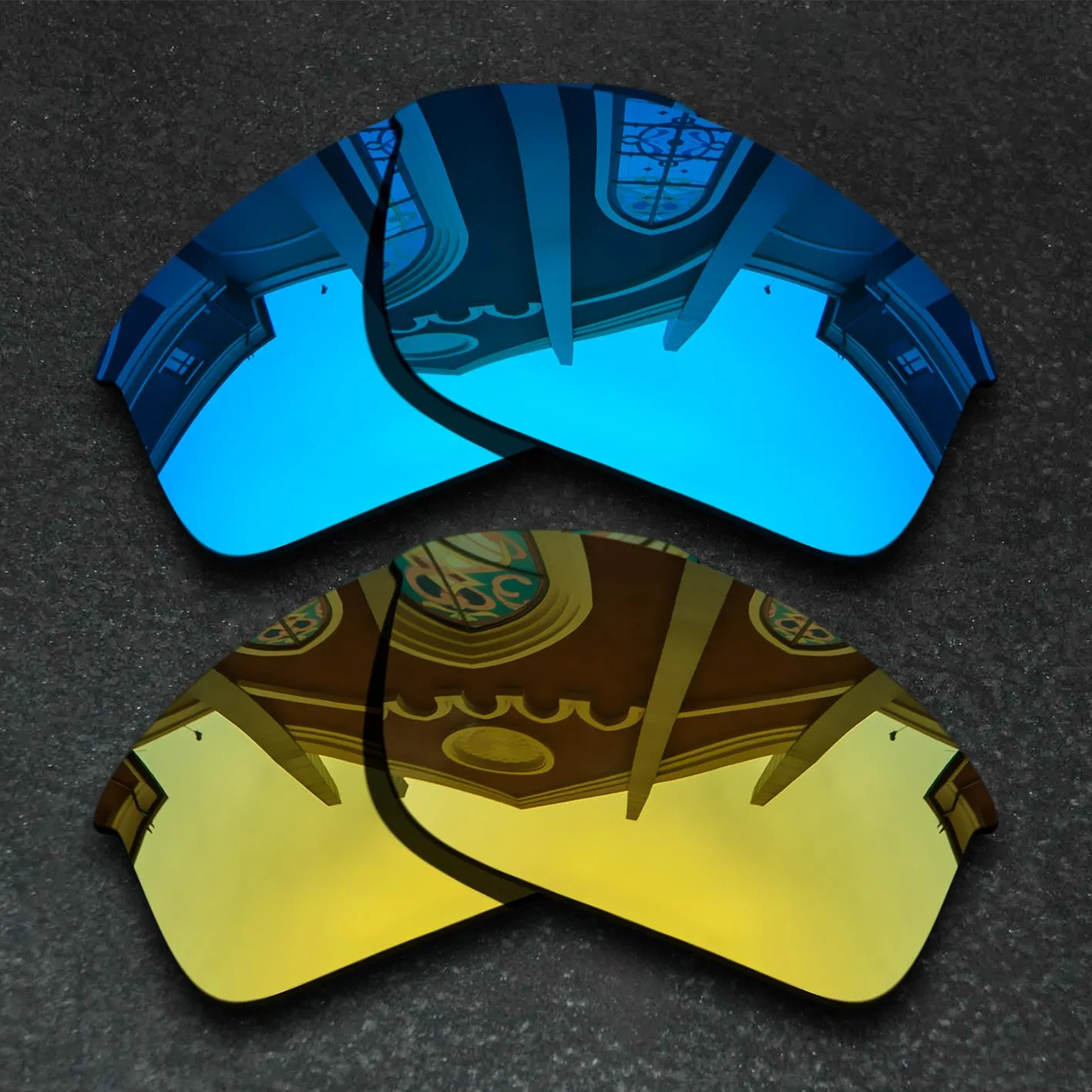 Sky Blue&Yellow Golden Sunglasses Polarized Replacement Lenses for Oakley Bottle Rocket
Sky Blue&Yellow Golden Sunglasses Polarized Replacement Lenses for Oakley Bottle Rocket