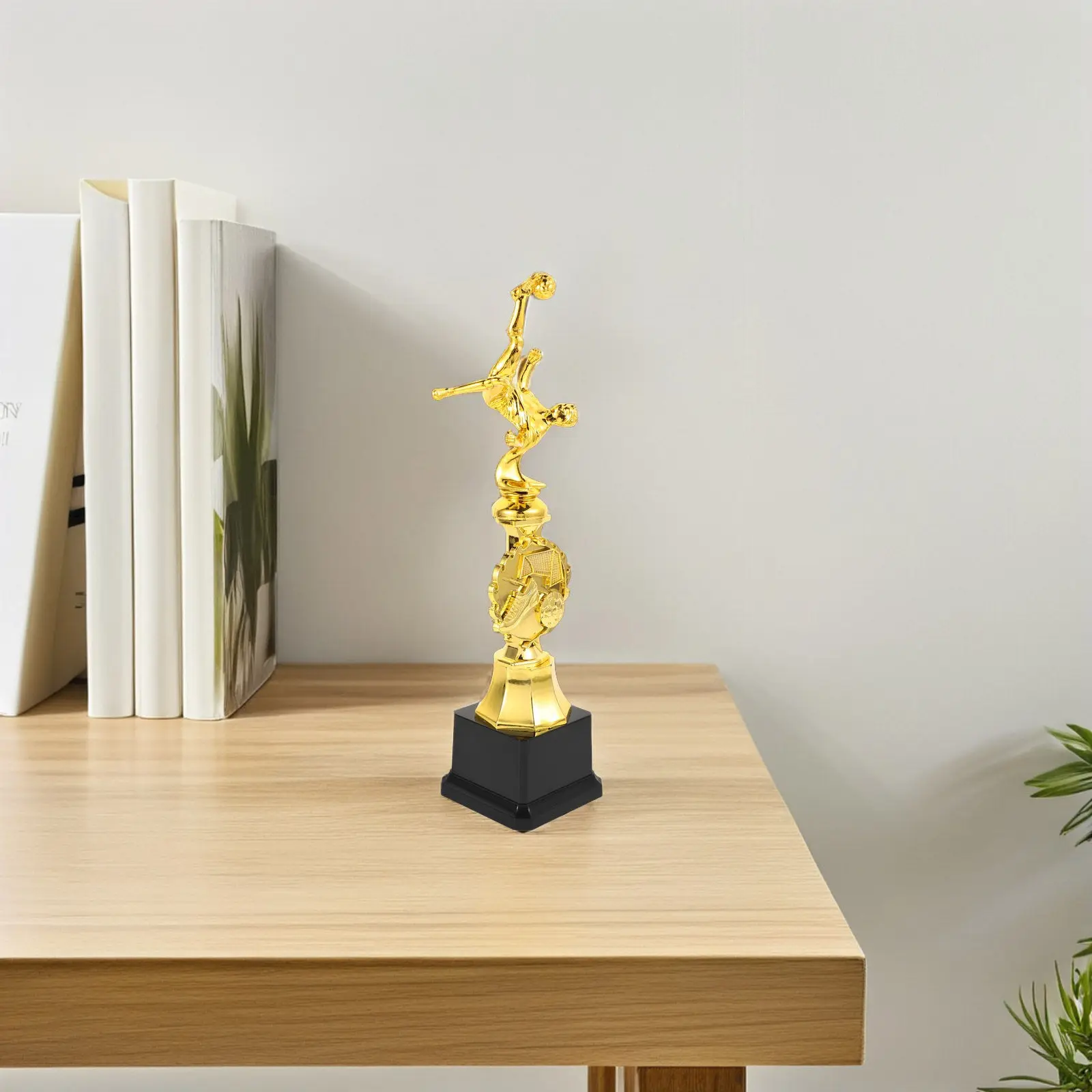 Football Trophy Plastic Gold Finish Lightweight Soccer Award Cup for Sports Tournament Competition Prizes Recognition
Football Trophy Plastic Gold Finish Lightweight Soccer Award Cup for Sports Tournament Competition Prizes Recognition