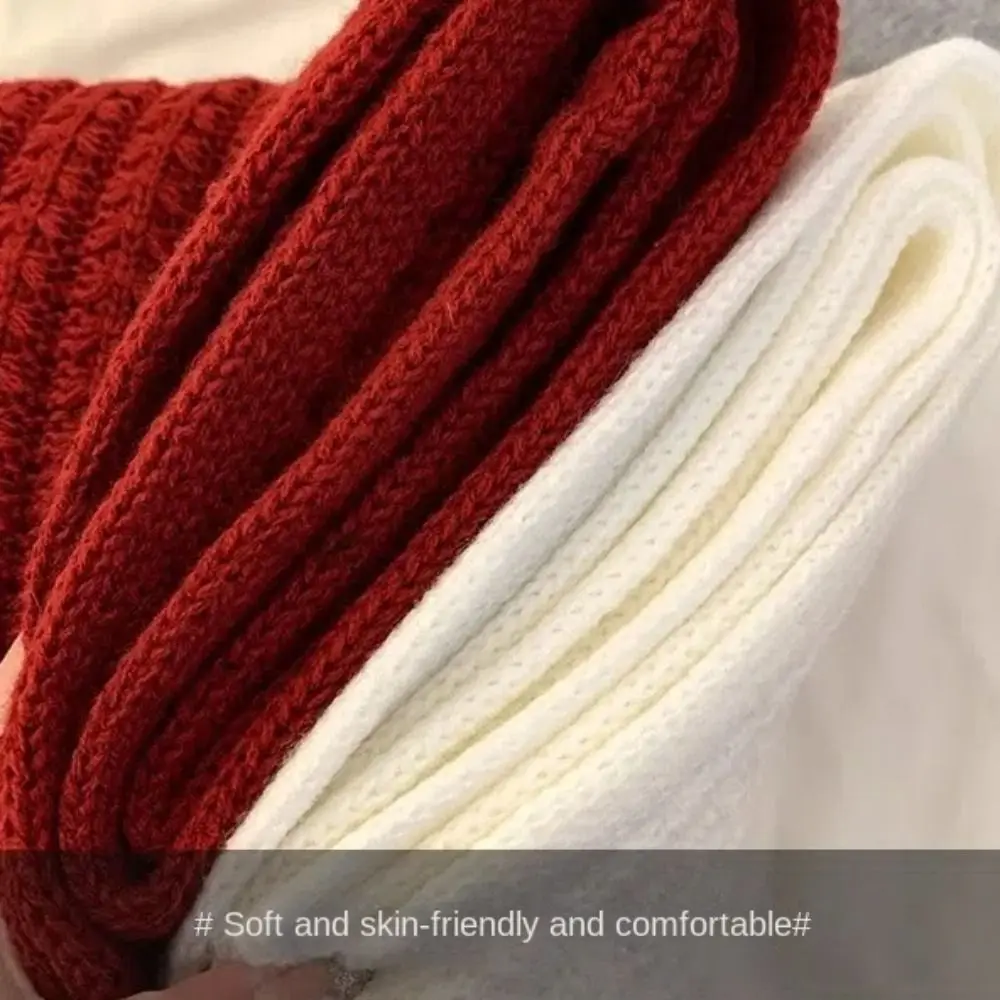 Новый сохраняющий тепло шарф с крестом, новогодний вязаный шарф с маленьким шариком, шерстяной утепленный шарф для девочек
Новый сохраняющий тепло шарф с крестом, новогодний вязаный шарф с маленьким шариком, шерстяной утепленный шарф для девочек