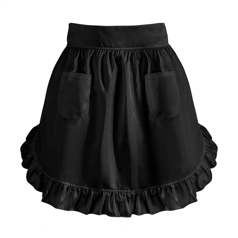 Half Apron with Butterfly Bow & Pockets Lace Hem Waist Apron for Kitchen Coffee Shop Bistro Adjustable Ties Cafe Server Apron fo
Half Apron with Butterfly Bow & Pockets Lace Hem Waist Apron for Kitchen Coffee Shop Bistro Adjustable Ties Cafe Server Apron fo