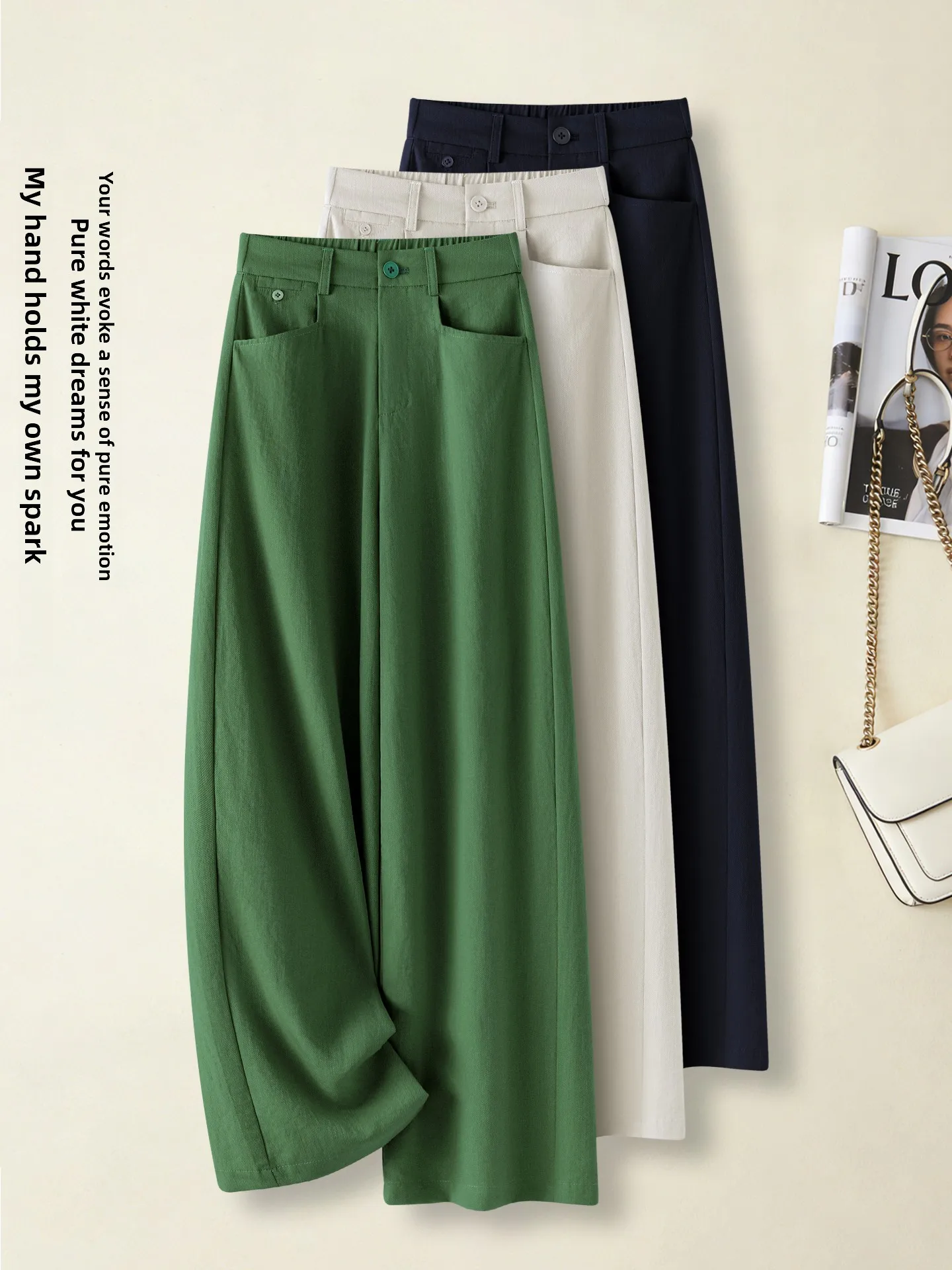 Linen Wide Leg Pants Women Summer Thin New Fashion Loose Casual Cotton Linen Straight Leg Trousers High Waist Straight...
Linen Wide Leg Pants Women Summer Thin New Fashion Loose Casual Cotton Linen Straight Leg Trousers High Waist Straight...