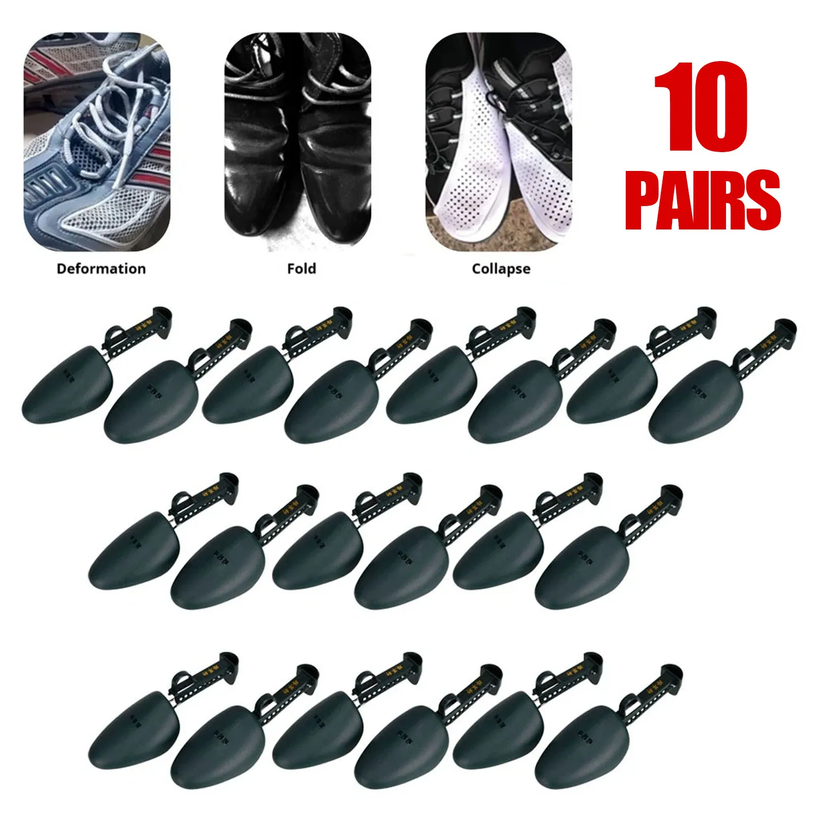 10 Pair Plastic Shoe Tree Shaper Shapes Stretcher Adjustable For Women Men Unisex Fashion Support Shoe Tree Holder Green
10 Pair Plastic Shoe Tree Shaper Shapes Stretcher Adjustable For Women Men Unisex Fashion Support Shoe Tree Holder Green
