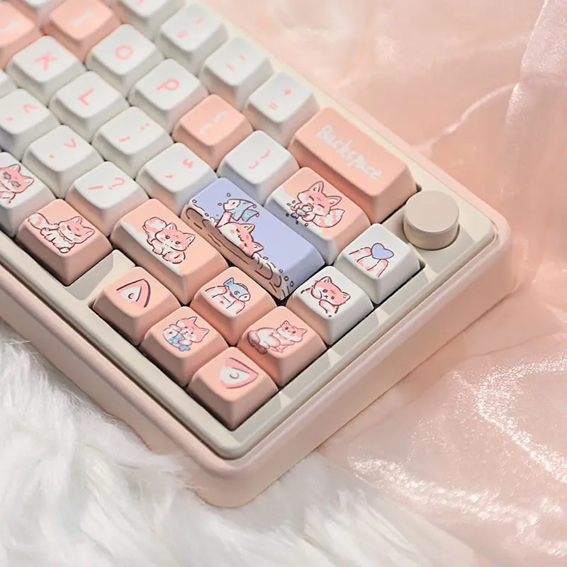 Cat Keycap MDA Cute Cat Keycap Pink Pbt Sublimation Adapter Alice Abm066 Hi75 S99 Mechanical Keyboard Diy Keycap
Cat Keycap MDA Cute Cat Keycap Pink Pbt Sublimation Adapter Alice Abm066 Hi75 S99 Mechanical Keyboard Diy Keycap