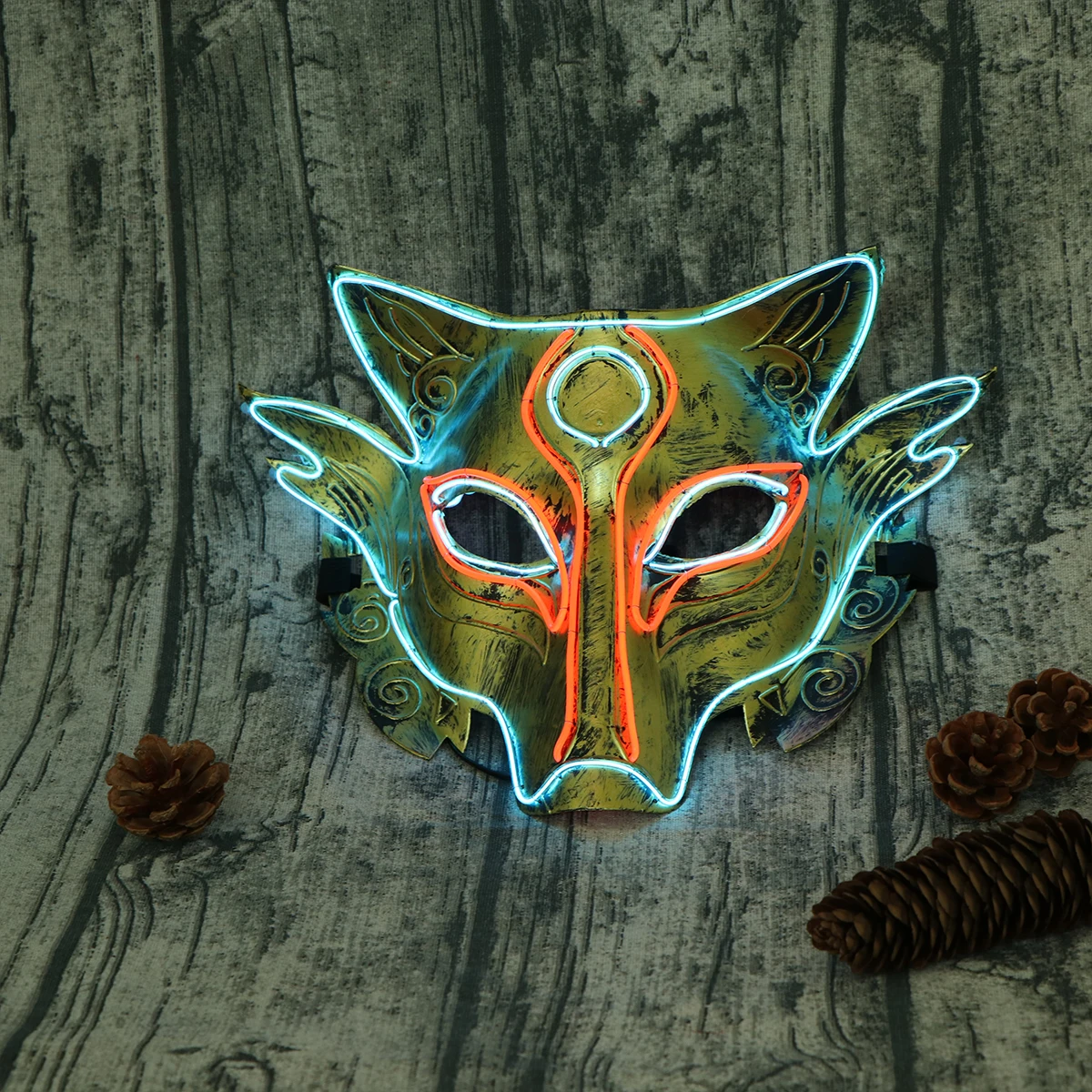 LED Wolf Head Mask Animal Cosplay Costume Halloween Masks for Adults Masquerade Lighted Glowing Child
LED Wolf Head Mask Animal Cosplay Costume Halloween Masks for Adults Masquerade Lighted Glowing Child