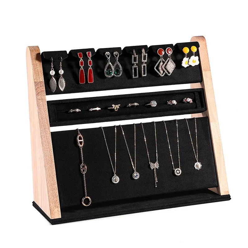 Деревянная подставка для украшений из бархатной ткани, подставка для демонстрации браслетов, серег, кулонов, колец, реквизит для демонстрации аксессуаров
Деревянная подставка для украшений из бархатной ткани, подставка для демонстрации браслетов, серег, кулонов, колец, реквизит для демонстрации аксессуаров