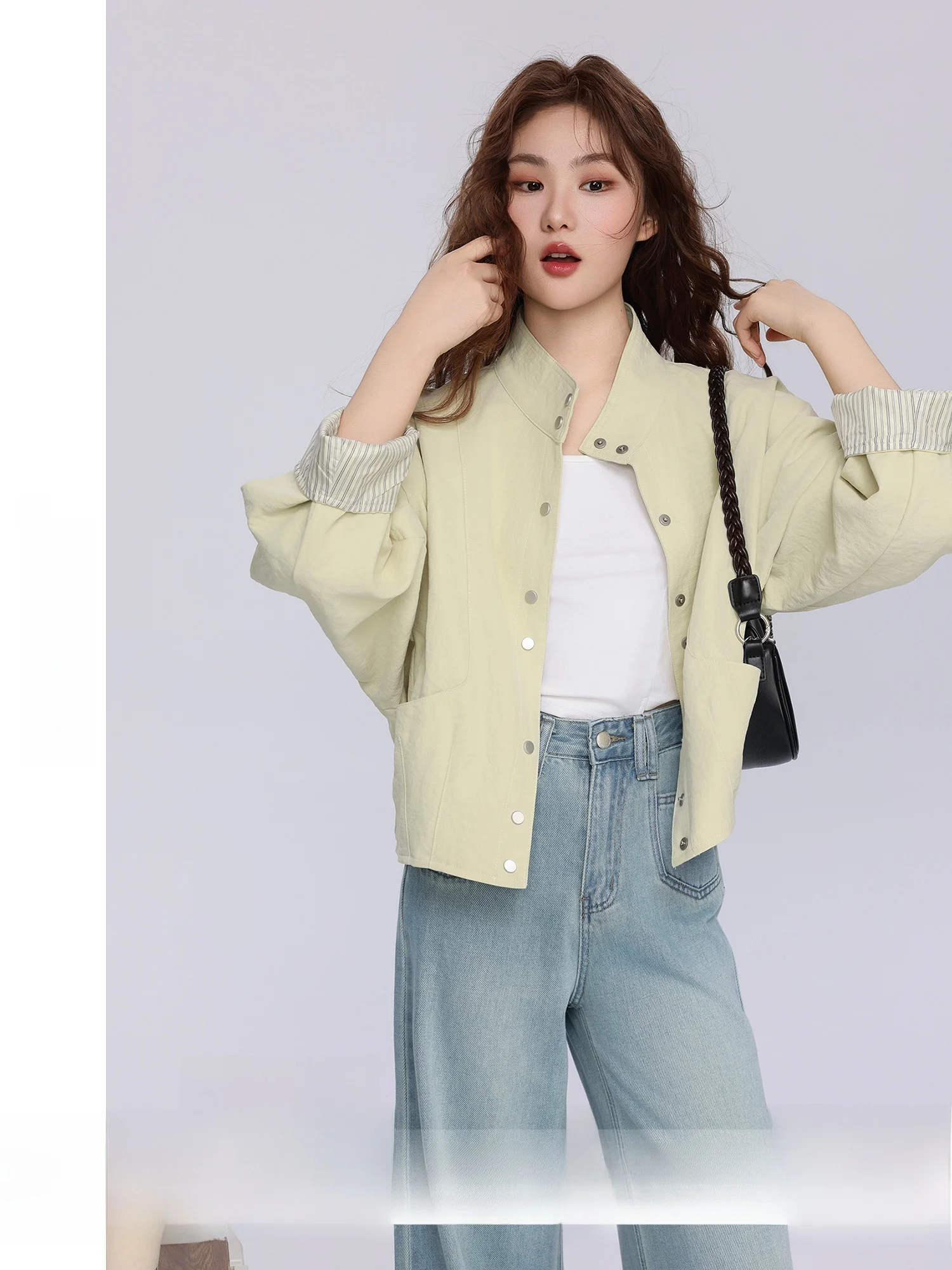 Желтый рабочая одежда с воротником-стойкой Jaet, новинка весны 2025 года, простой универсальный топ для женщин, повседневный топ
Желтый рабочая одежда с воротником-стойкой Jaet, новинка весны 2025 года, простой универсальный топ для женщин, повседневный топ