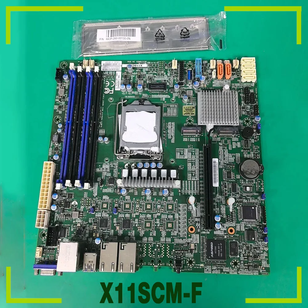 X11SCM-F For Supermicro microATX Motherboard C246 LGA 1151 DDR4 Support 8th/9th Generation Core i3 E-2100 E-2200
X11SCM-F For Supermicro microATX Motherboard C246 LGA 1151 DDR4 Support 8th/9th Generation Core i3 E-2100 E-2200