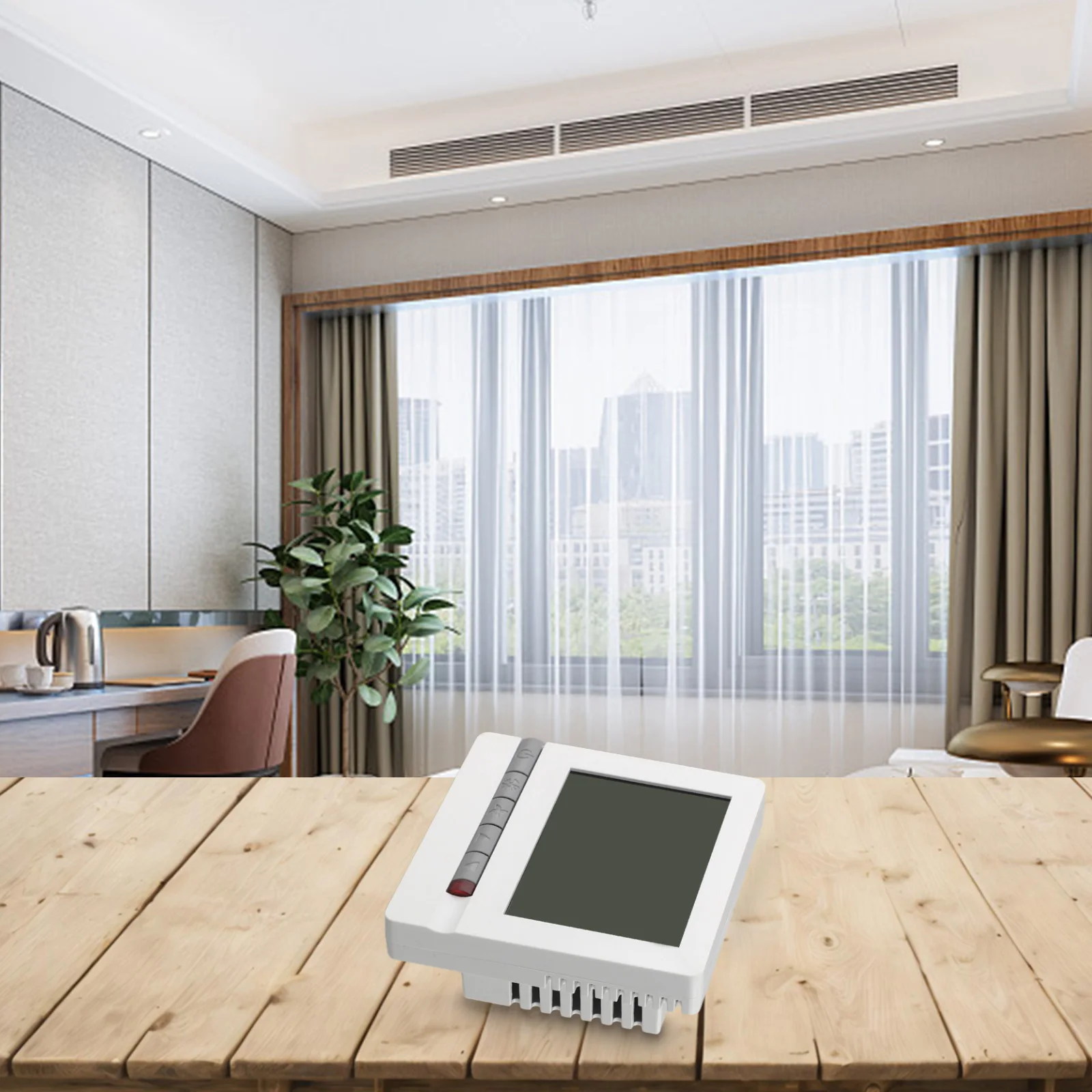 86*86mm Intelligent Air Conditioner Large Lcd Thermostat Display User-Friendly Buttons High Accuracy Anti-Interference
86*86mm Intelligent Air Conditioner Large Lcd Thermostat Display User-Friendly Buttons High Accuracy Anti-Interference