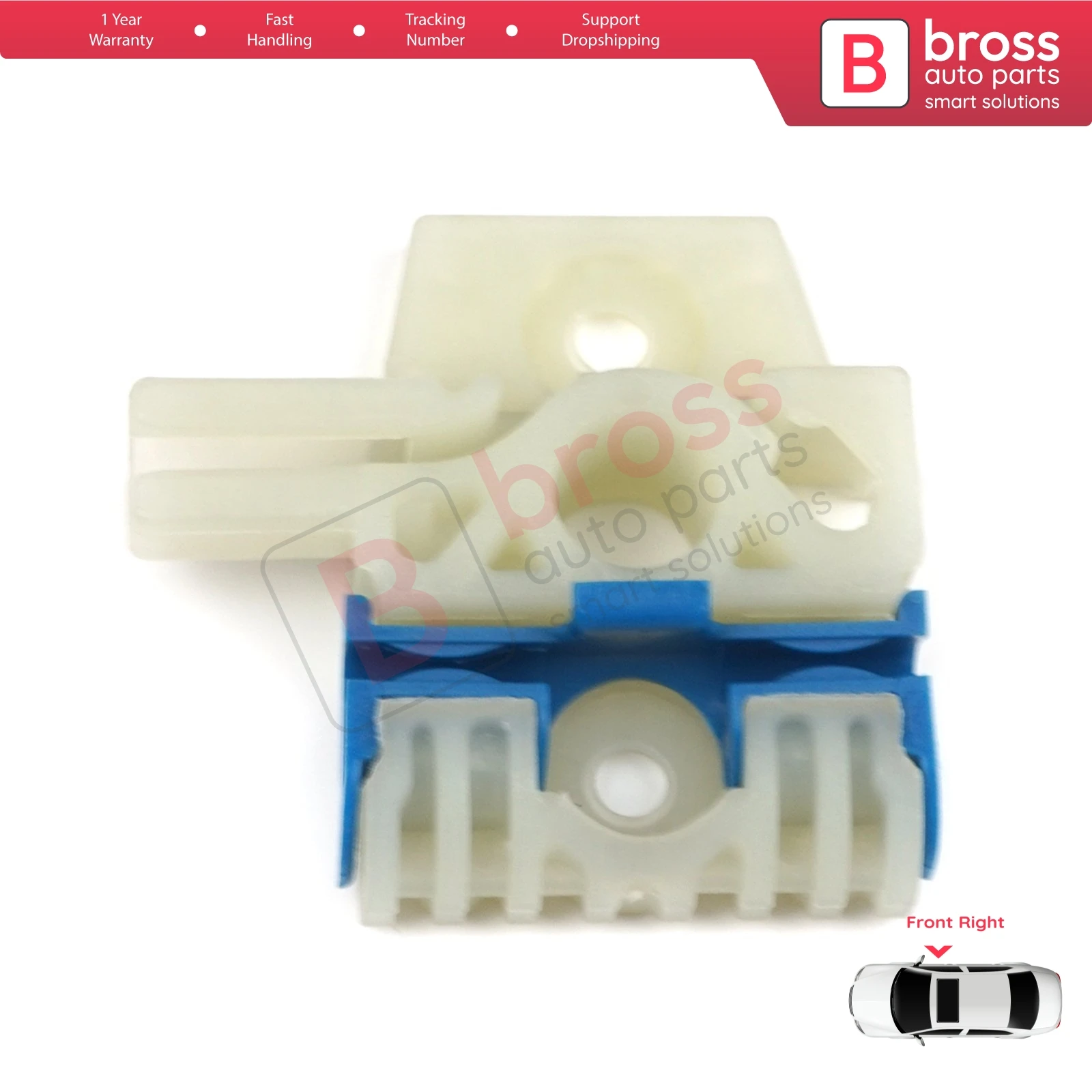 BWR317 Power Window Regulator Clips A Bracket Front Right Door for VW Golf MK6 A6 5K AJ5 Variant 2008-20014 5-Door 5K0837462
BWR317 Power Window Regulator Clips A Bracket Front Right Door for VW Golf MK6 A6 5K AJ5 Variant 2008-20014 5-Door 5K0837462