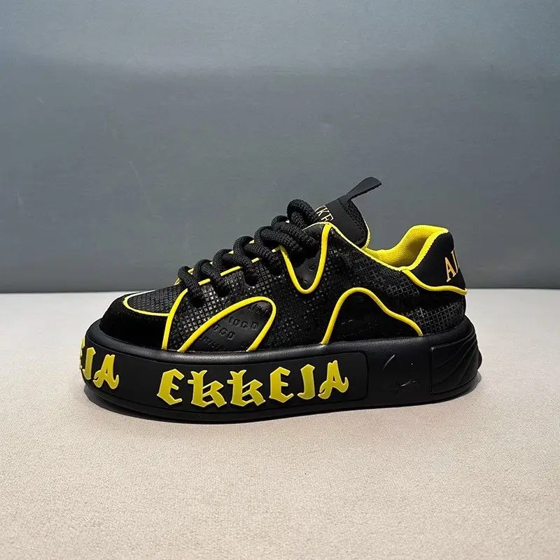 New Breathable Summer Men Chunky Sneakers Retro Running Shoes Fashion Casual Color Block Height Increased Platform Sport Shoes
New Breathable Summer Men Chunky Sneakers Retro Running Shoes Fashion Casual Color Block Height Increased Platform Sport Shoes