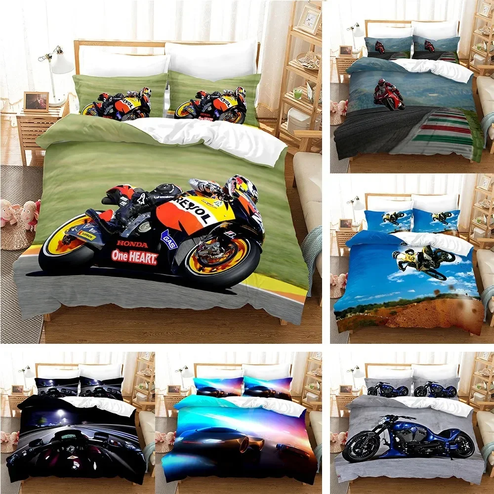 3D Printed Motorcycle Bedding Set Fashion Artistic Duvet Cover For Boy King Single Twin Full Double Comfortable Bed Sets
3D Printed Motorcycle Bedding Set Fashion Artistic Duvet Cover For Boy King Single Twin Full Double Comfortable Bed Sets