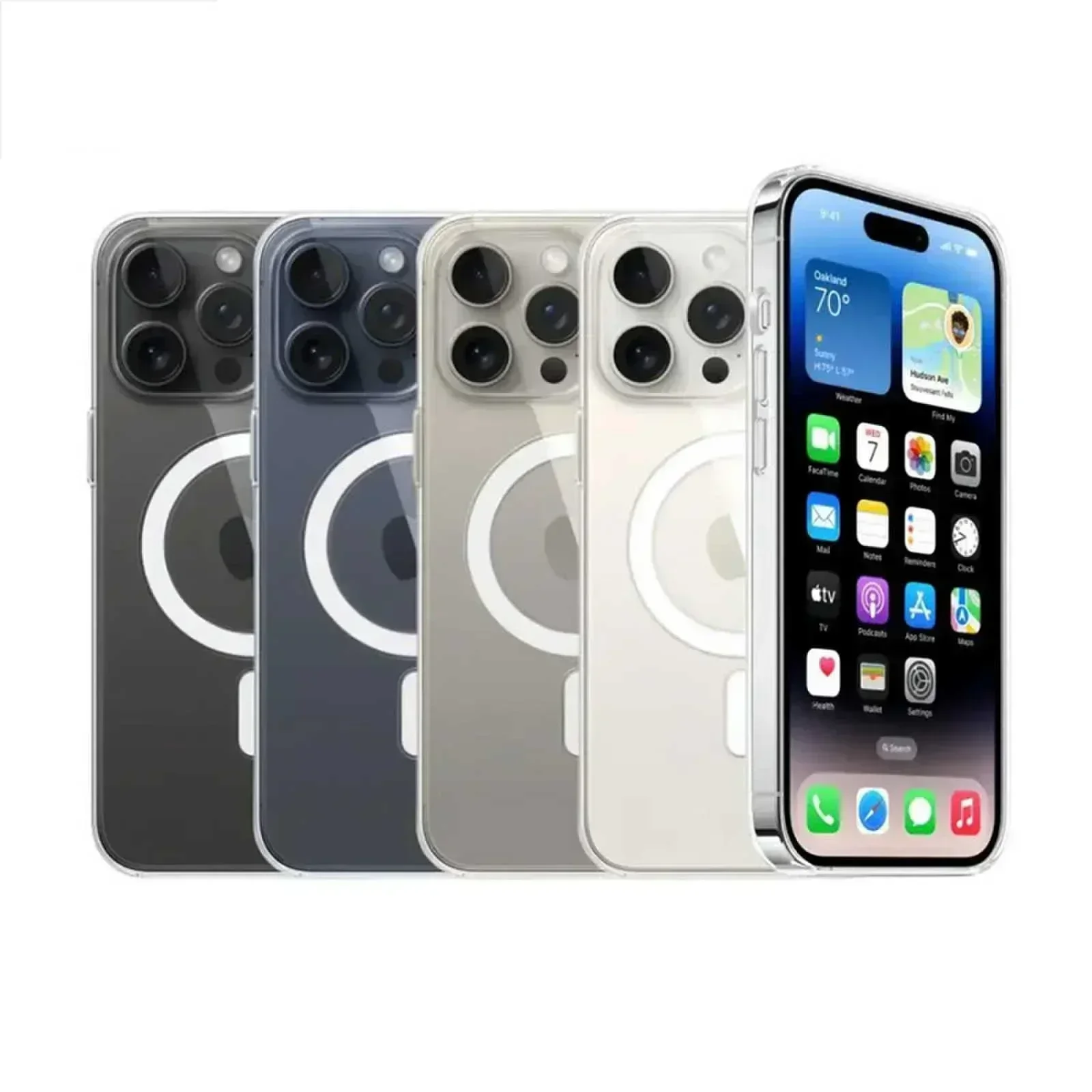 For Original 15 Pro Clear Case Wireless Charging Clear Case Apple Animation Magsafe for IPhone 12 13 14 Pro Max Case
For Original 15 Pro Clear Case Wireless Charging Clear Case Apple Animation Magsafe for IPhone 12 13 14 Pro Max Case