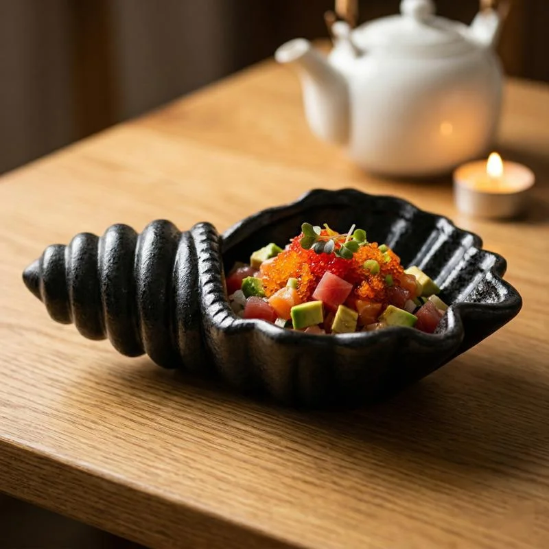 Japanese Ceramic Conch Soup Bowl Asymmetric Shell Dish For Home Tableware Family Cozy Table Decor Gift For Women At Parties
Japanese Ceramic Conch Soup Bowl Asymmetric Shell Dish For Home Tableware Family Cozy Table Decor Gift For Women At Parties