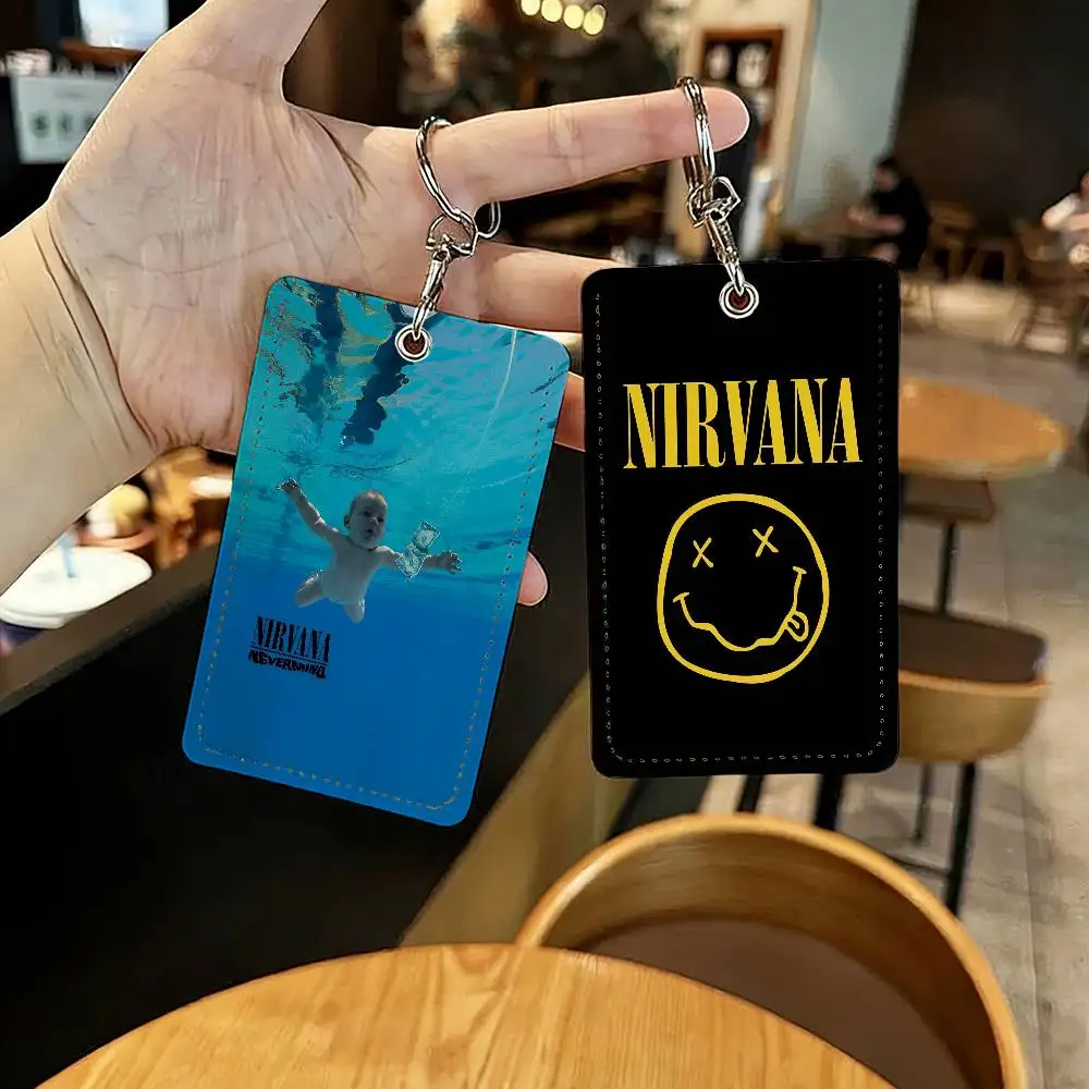 Держатели для карт Band N-Nirvana-A, защитные чехлы для студенческих удостоверений личности, чехлы для карт доступа в кампусе, брелок для ключей
Держатели для карт Band N-Nirvana-A, защитные чехлы для студенческих удостоверений личности, чехлы для карт доступа в кампусе, брелок для ключей