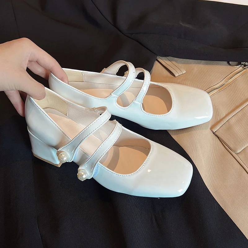Women Double Buckle Mary Janes Shoes Patent Leather Party Shoes High Heels Pumps Fashion Ladies Shoe Black Pink Women Pumps
Women Double Buckle Mary Janes Shoes Patent Leather Party Shoes High Heels Pumps Fashion Ladies Shoe Black Pink Women Pumps