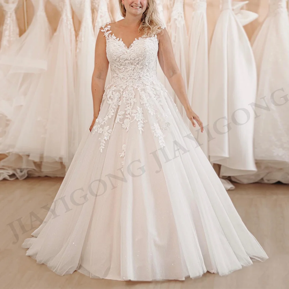 Corset Wedding Dress Plus Size Jiayigong Cap Sleeve V Neck Open Back Applique Lace Tulle Robe De Mariage Bridal Gown
Corset Wedding Dress Plus Size Jiayigong Cap Sleeve V Neck Open Back Applique Lace Tulle Robe De Mariage Bridal Gown