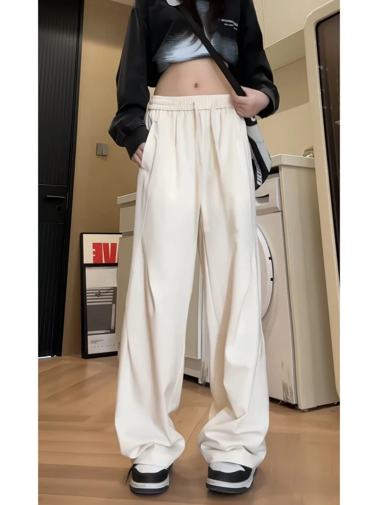 American High Street Hiphop Men's Spring Autumn Straight Loose Sports Pants Youthful Drapey Floor-Length Wide Leg Trousers
American High Street Hiphop Men's Spring Autumn Straight Loose Sports Pants Youthful Drapey Floor-Length Wide Leg Trousers