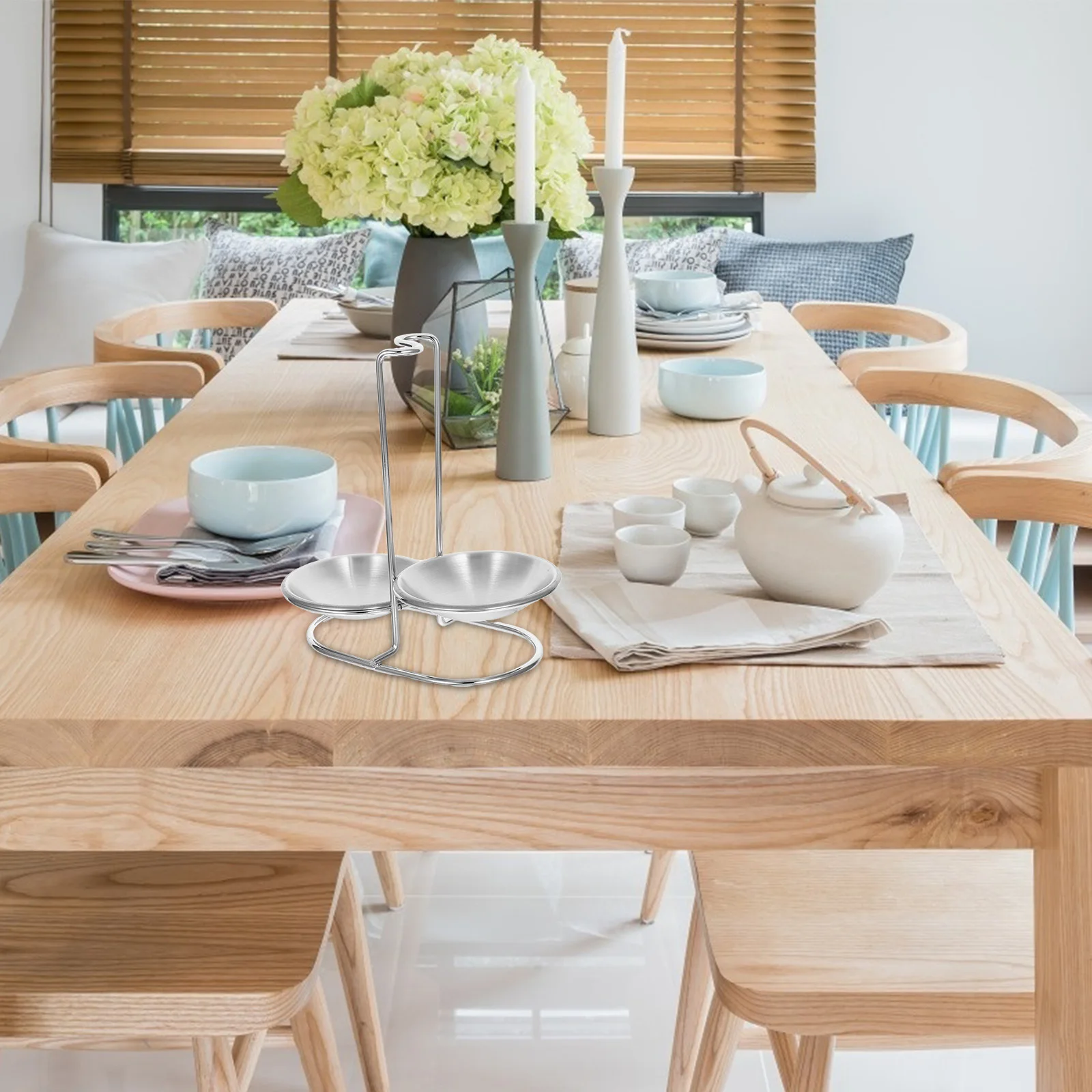 Stainless Steel Spoon Rest Holder Stand Vertical Design With Drip Tray For Kitchen Tabletop Ladle Spoon Organizer Rack
Stainless Steel Spoon Rest Holder Stand Vertical Design With Drip Tray For Kitchen Tabletop Ladle Spoon Organizer Rack