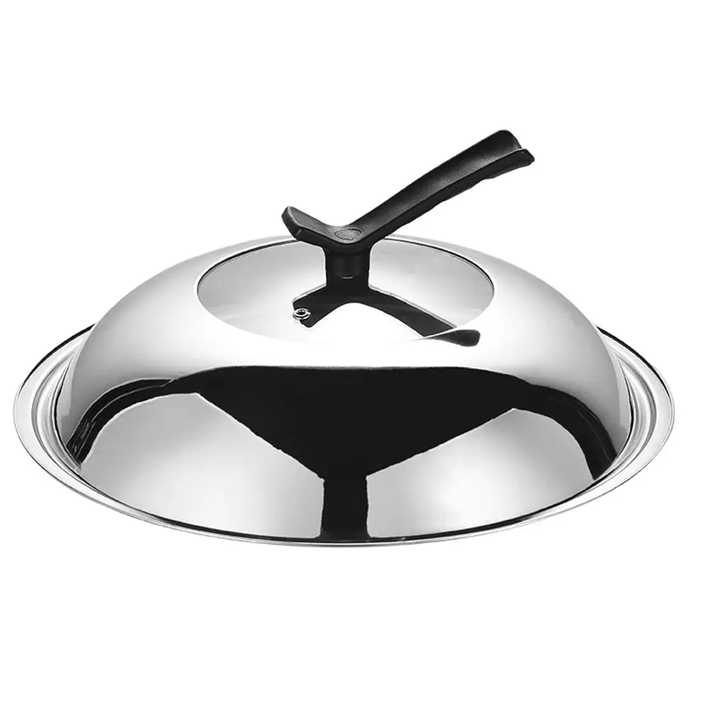 1pc Stainless Steel Pot Lid 34cm Large Pan Cover Vertical Handle Glass Top Cooking Supply Kitchen Gadget Steamer Lid
1pc Stainless Steel Pot Lid 34cm Large Pan Cover Vertical Handle Glass Top Cooking Supply Kitchen Gadget Steamer Lid