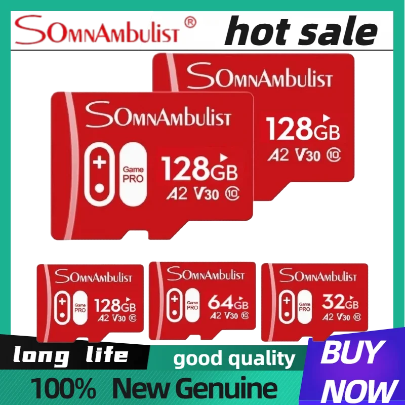 SomnAmbulist 32GB 64GB 128GB Micro tf SD Card High Speed Class 10 Real Capacity Mini SD Memory Card TF Card for Smartphone
SomnAmbulist 32GB 64GB 128GB Micro tf SD Card High Speed Class 10 Real Capacity Mini SD Memory Card TF Card for Smartphone