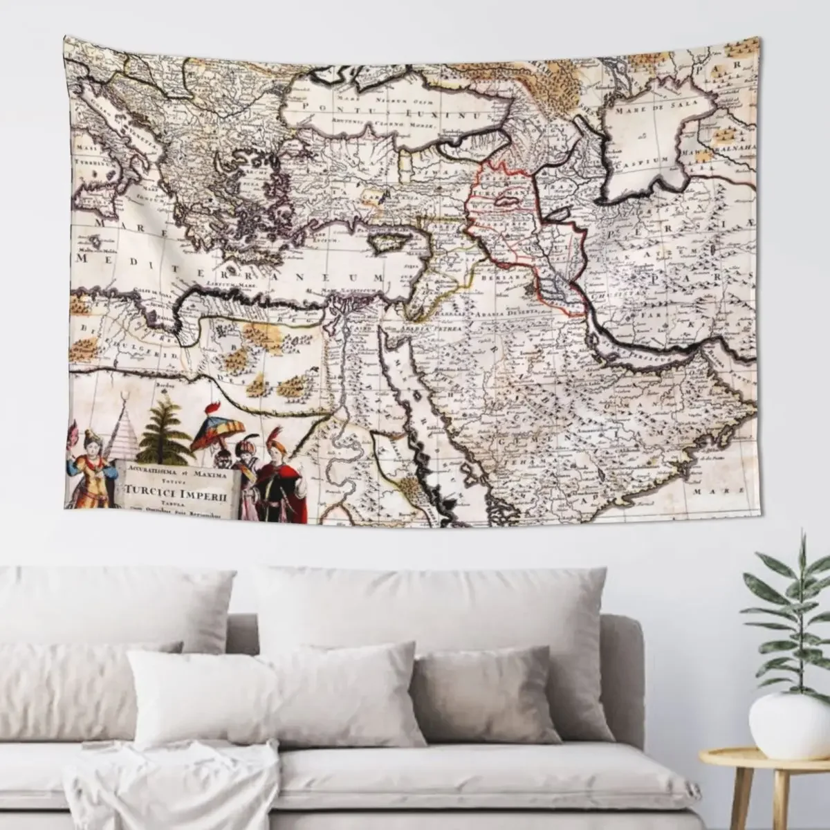 Map of The Ottoman Empire - 18th century Tapestry Wall Art Bedroom Decoration Tapestry
Map of The Ottoman Empire - 18th century Tapestry Wall Art Bedroom Decoration Tapestry
