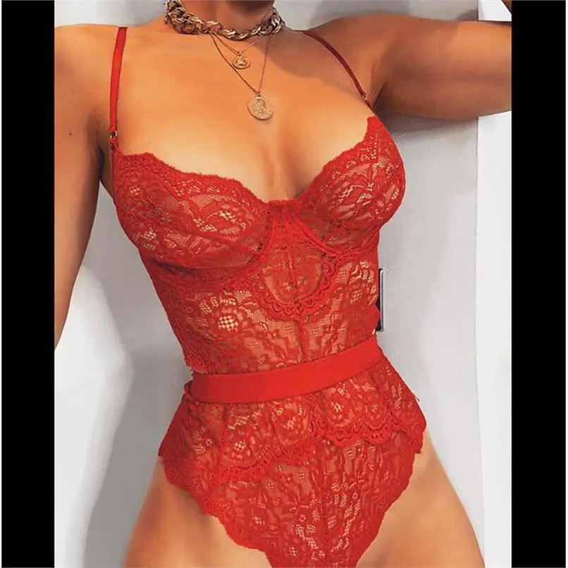 Sexy Women's Lace Bodysuit Low Cut Strap Transparent High Waist ort Pants Underwear Vest Fusion Faion Autumn Collection
Sexy Women's Lace Bodysuit Low Cut Strap Transparent High Waist ort Pants Underwear Vest Fusion Faion Autumn Collection
