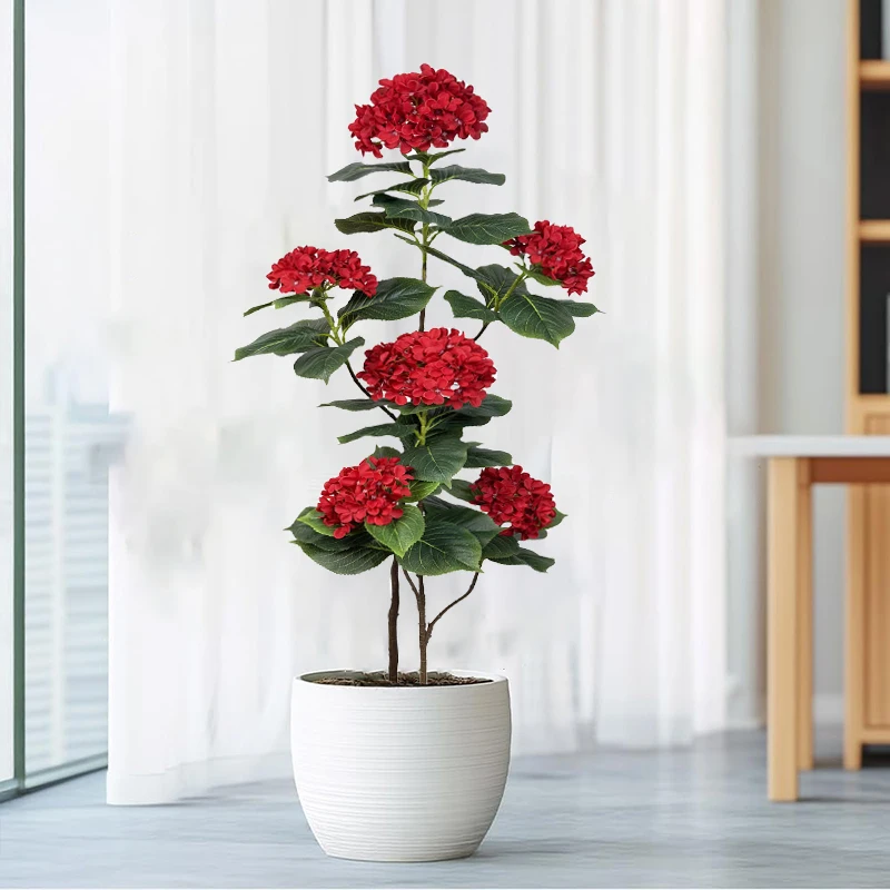 Artificial Hydrangea Tree Faux Hydrangea Plants Indoor Outdoor Fake Flower Trees Real Touch Plant Decoration for Home Garden
Artificial Hydrangea Tree Faux Hydrangea Plants Indoor Outdoor Fake Flower Trees Real Touch Plant Decoration for Home Garden
