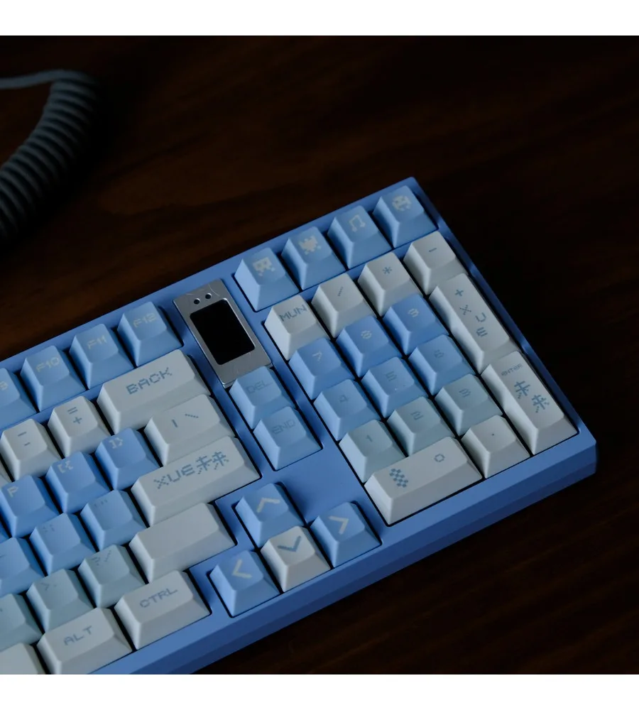 Keycap Blue PBT Sublimation 143 keys Original factory Highly adapted to 61/75/87 and other mechanical keyboards
Keycap Blue PBT Sublimation 143 keys Original factory Highly adapted to 61/75/87 and other mechanical keyboards