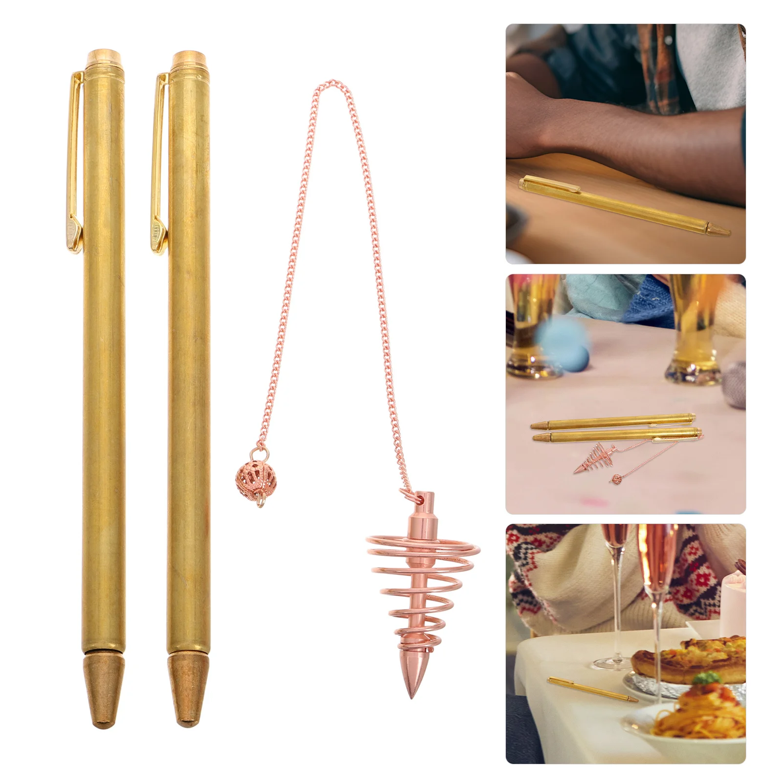 1 Set Of Brass Prospecting Rods Sturdy Portable Metal Divining Rods Water Dowsing Tools Copper Spirit Exploration Accessories
1 Set Of Brass Prospecting Rods Sturdy Portable Metal Divining Rods Water Dowsing Tools Copper Spirit Exploration Accessories