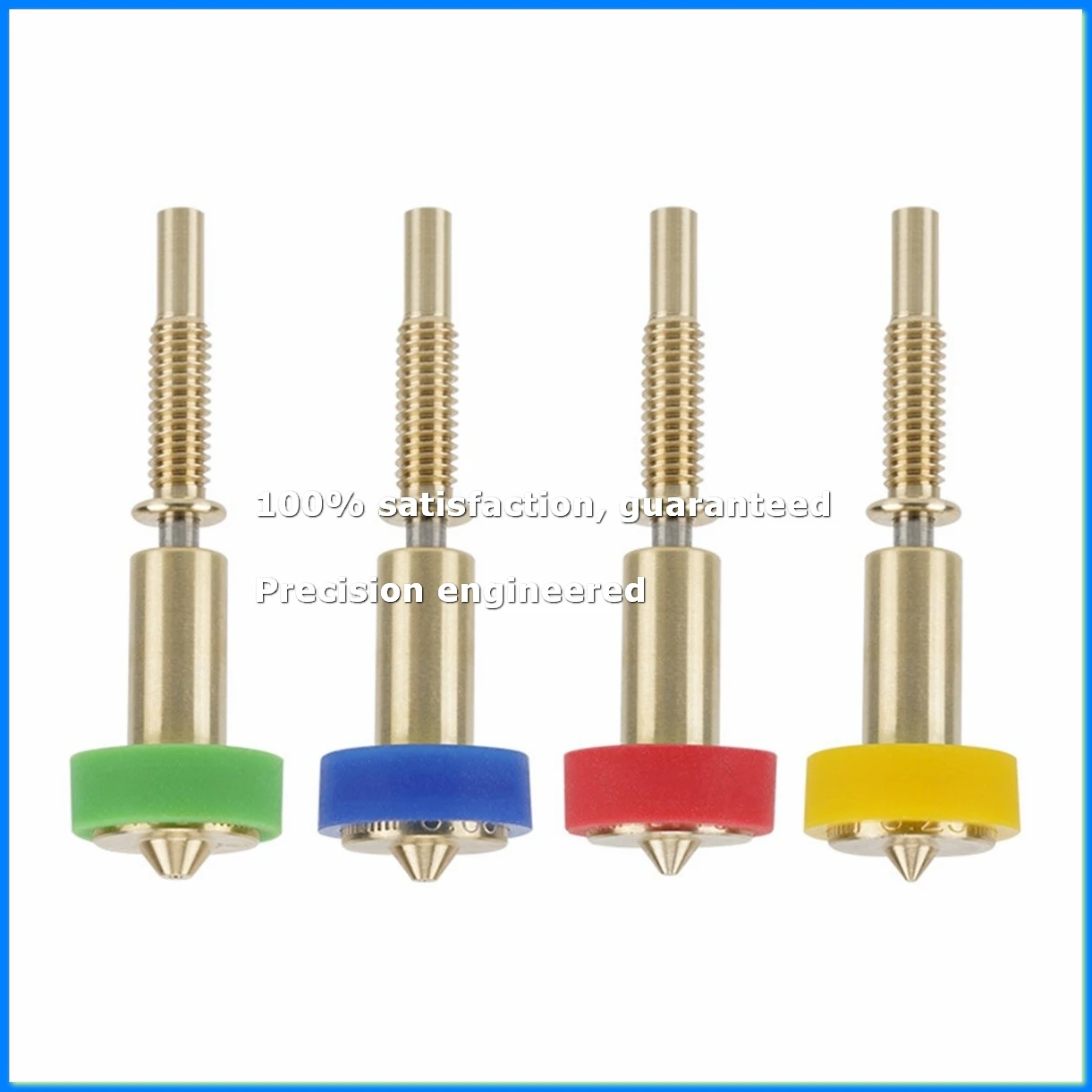 4pcs Brass Titanium Nozzle 0.25/0.4/0.6/0.8mm Heatbreak Brass Titanium Nozzle for Hotend Extruder-ABYS
4pcs Brass Titanium Nozzle 0.25/0.4/0.6/0.8mm Heatbreak Brass Titanium Nozzle for Hotend Extruder-ABYS