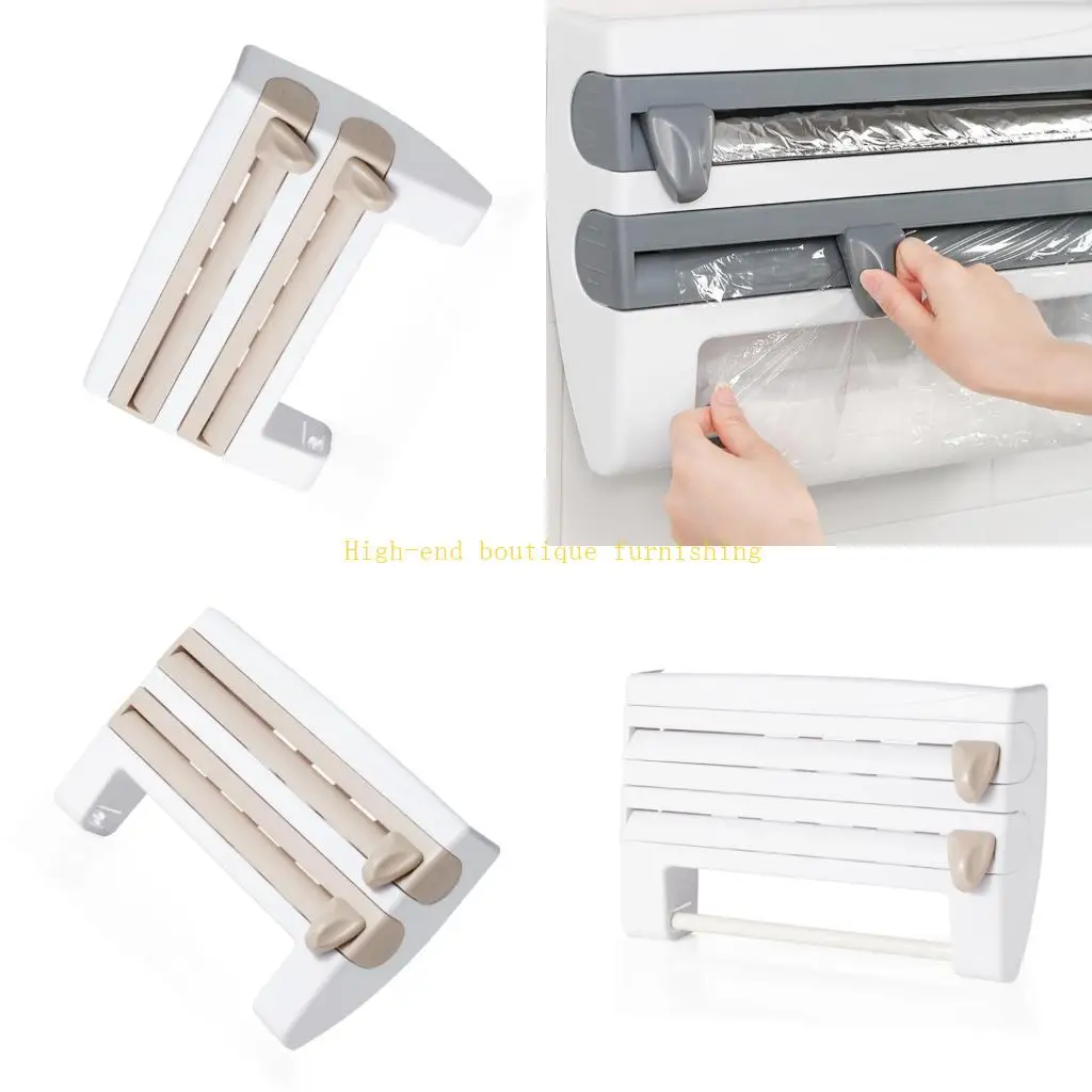 L9NB Convenient Plastic Wrap And Aluminum Foil Dispenser With Built In Piercing Cutter
L9NB Convenient Plastic Wrap And Aluminum Foil Dispenser With Built In Piercing Cutter