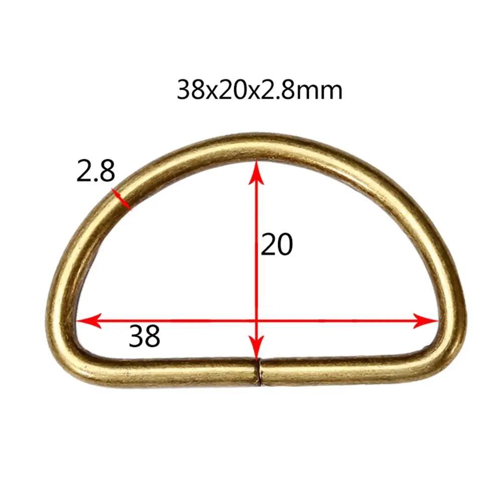 100 PCS D Buckle Bag Shoulder Strap Straps for Bags Ring Semi-Circular Semicircle
100 PCS D Buckle Bag Shoulder Strap Straps for Bags Ring Semi-Circular Semicircle