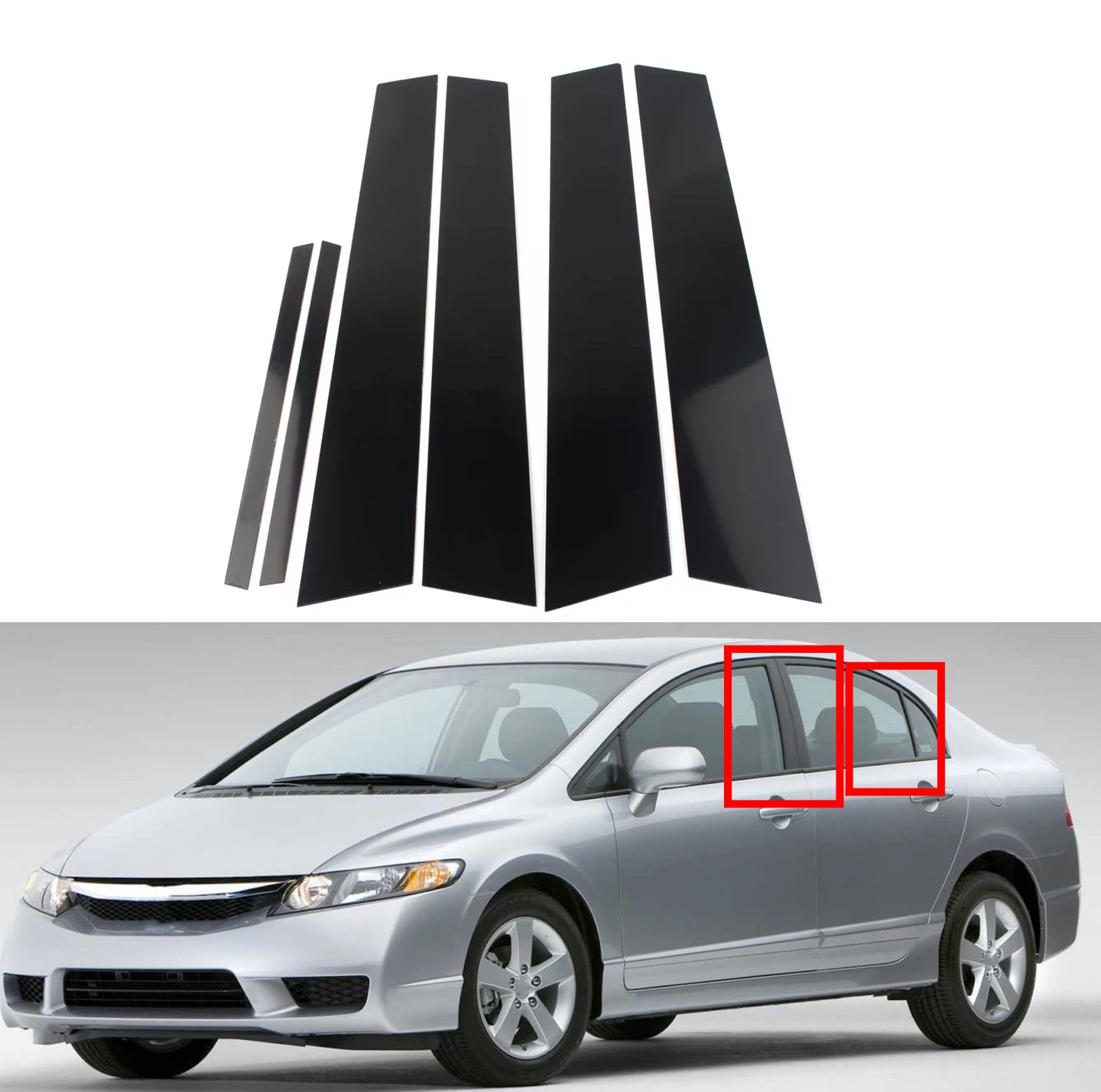 For Honda Civic Car Sticker Pillar Posts Door Trim Covers Decorative Accessories 2006 2007 2008 2009 2010 2011
For Honda Civic Car Sticker Pillar Posts Door Trim Covers Decorative Accessories 2006 2007 2008 2009 2010 2011