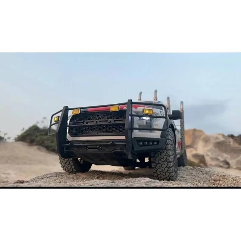 Metal Front Bumper Replacement for KM 1/8 Raptor F150 RC Rock Crawler, Heavy Duty Aluminum Alloy Bumper Upgrade Part for KM
Metal Front Bumper Replacement for KM 1/8 Raptor F150 RC Rock Crawler, Heavy Duty Aluminum Alloy Bumper Upgrade Part for KM