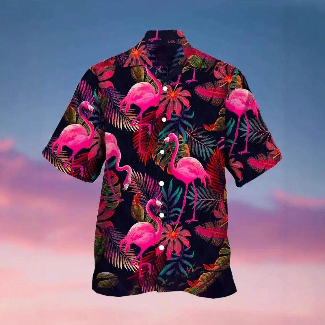 Floral Shirt Men's Slim Fit Short Sleeve Animal Pattern Versatile Summer Casual Cleanfit Collar Inner Wear Polyester Fabric
Floral Shirt Men's Slim Fit Short Sleeve Animal Pattern Versatile Summer Casual Cleanfit Collar Inner Wear Polyester Fabric