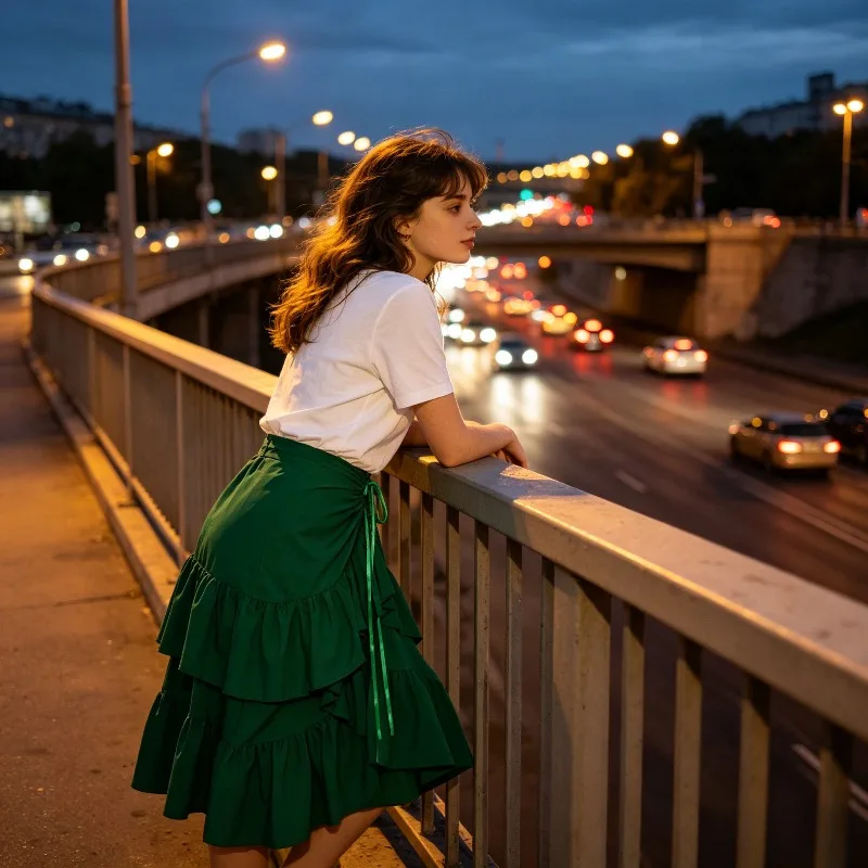 Summer Pleated Irregular Half Length Skirt Retro Medieval Drawstring Ruffled Women's High Waisted Western-style Long Skirt
Summer Pleated Irregular Half Length Skirt Retro Medieval Drawstring Ruffled Women's High Waisted Western-style Long Skirt