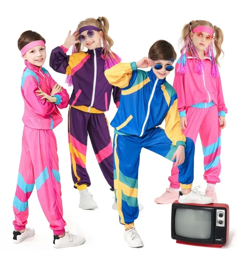 Kids Children Halloween Party Hippie Costume for Girls Boys Retro 70s 80s Rock Hip-Hop Disco Costumes Cosplay Clothing
Kids Children Halloween Party Hippie Costume for Girls Boys Retro 70s 80s Rock Hip-Hop Disco Costumes Cosplay Clothing