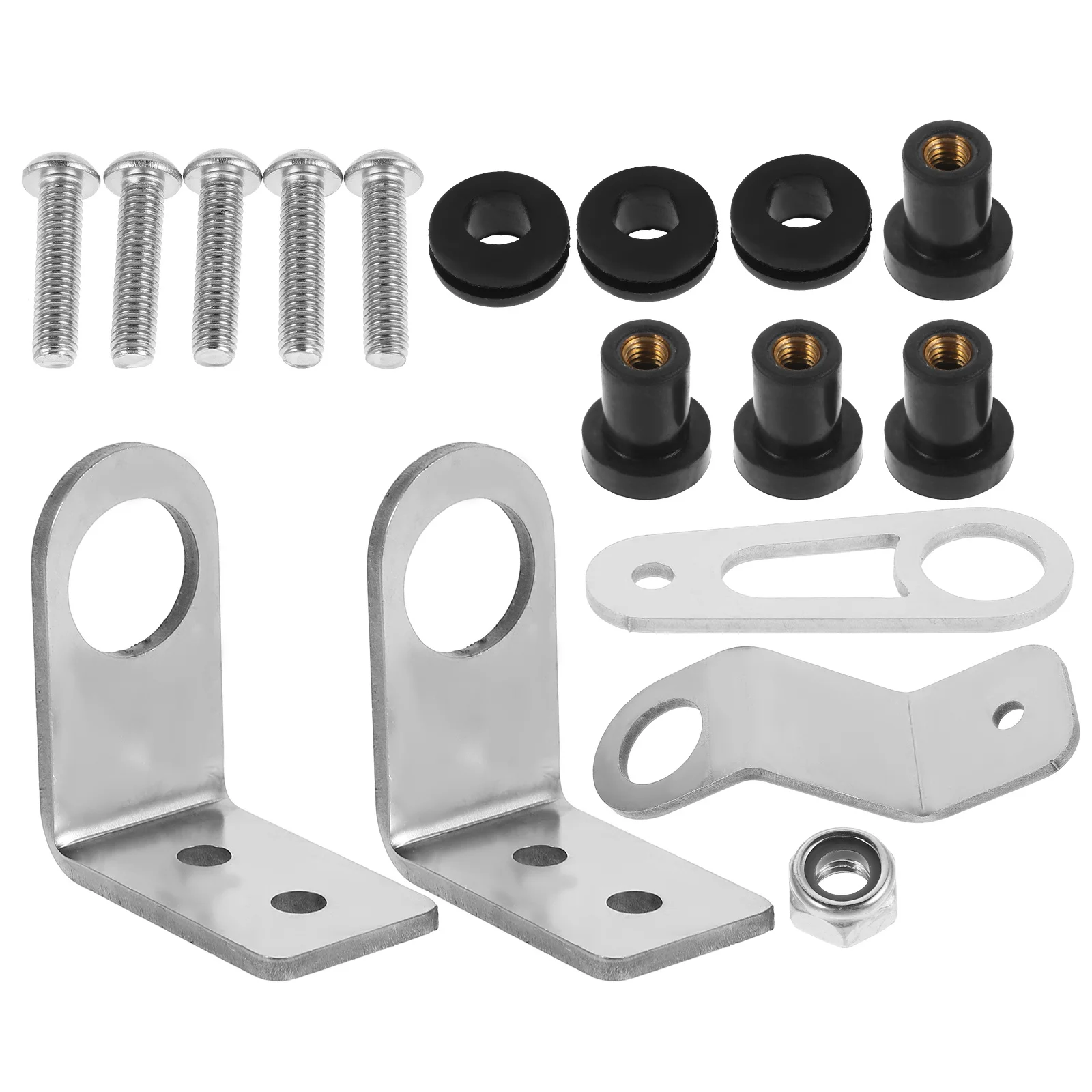 1 set 1 Set Of Metal Radiator Bracket Kit For Car Durable Rubber Cooling Support Easy Installation Universal Fit Sturdy Mounting
1 set 1 Set Of Metal Radiator Bracket Kit For Car Durable Rubber Cooling Support Easy Installation Universal Fit Sturdy Mounting