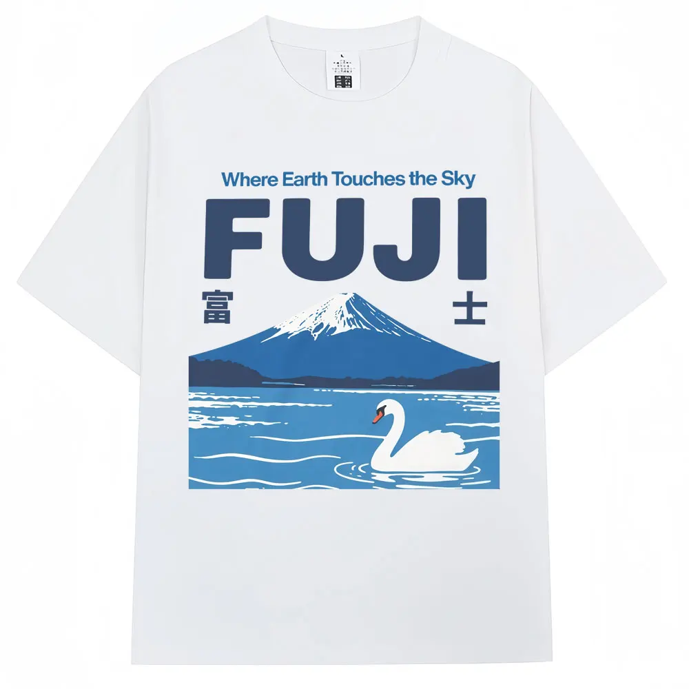 Японский стиль Mount Fuji Графические футболки Мужчины Женщины 90-х Аниме Токио Тенденция Новинка с коротким рукавом Негабаритная повседневная хлопковая футболка
Японский стиль Mount Fuji Графические футболки Мужчины Женщины 90-х Аниме Токио Тенденция Новинка с коротким рукавом Негабаритная повседневная хлопковая футболка