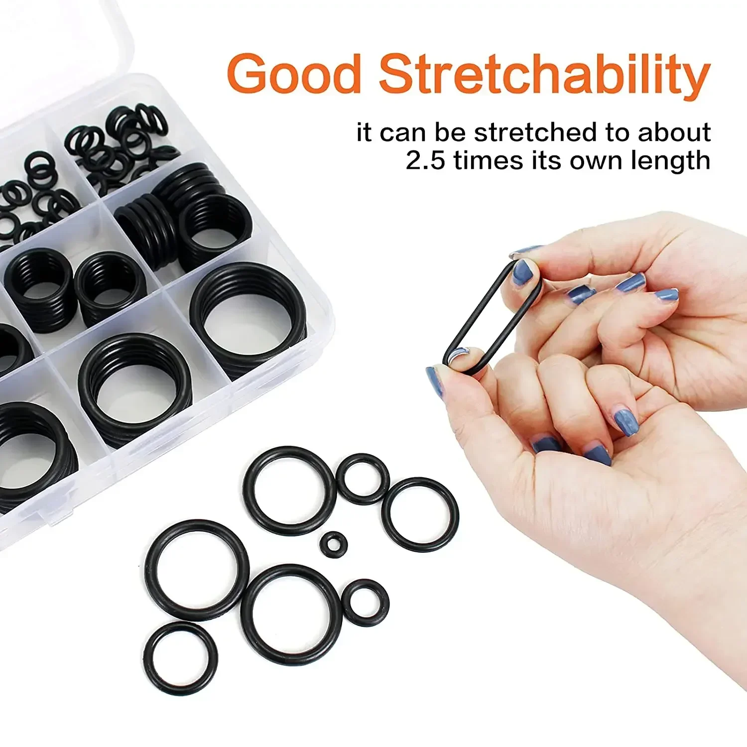 1200PCS O-Ring Assortment Kit Nitrile Silicone Rubber Seals Gaskets Washers Seals Waterproof for Plumbing Automotive Repair
1200PCS O-Ring Assortment Kit Nitrile Silicone Rubber Seals Gaskets Washers Seals Waterproof for Plumbing Automotive Repair