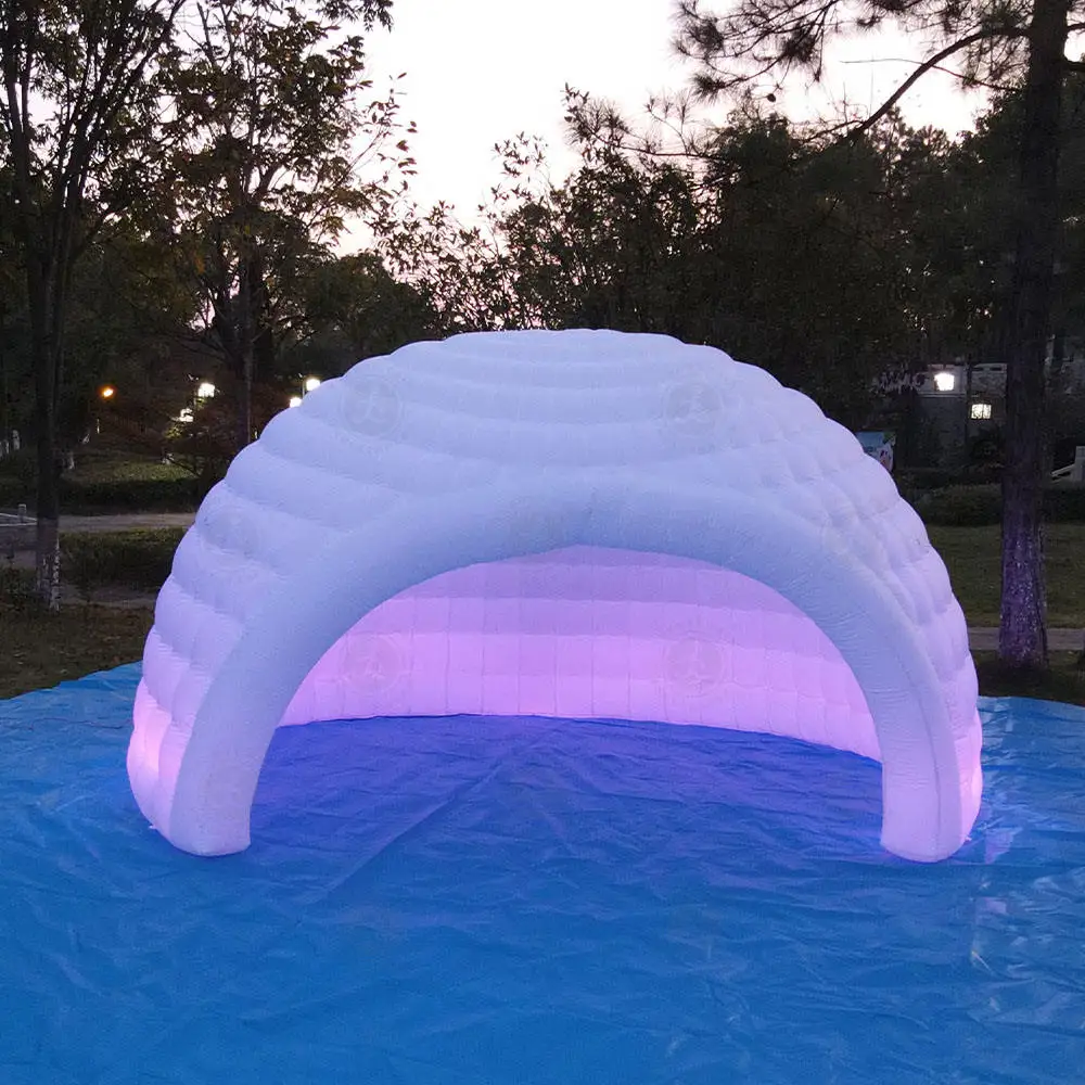 Wholesale Portable Waterproof Inflatable Igloo Tent with LED Outdoor Igloo Dome Booth for Sporting Events and Festivals
Wholesale Portable Waterproof Inflatable Igloo Tent with LED Outdoor Igloo Dome Booth for Sporting Events and Festivals