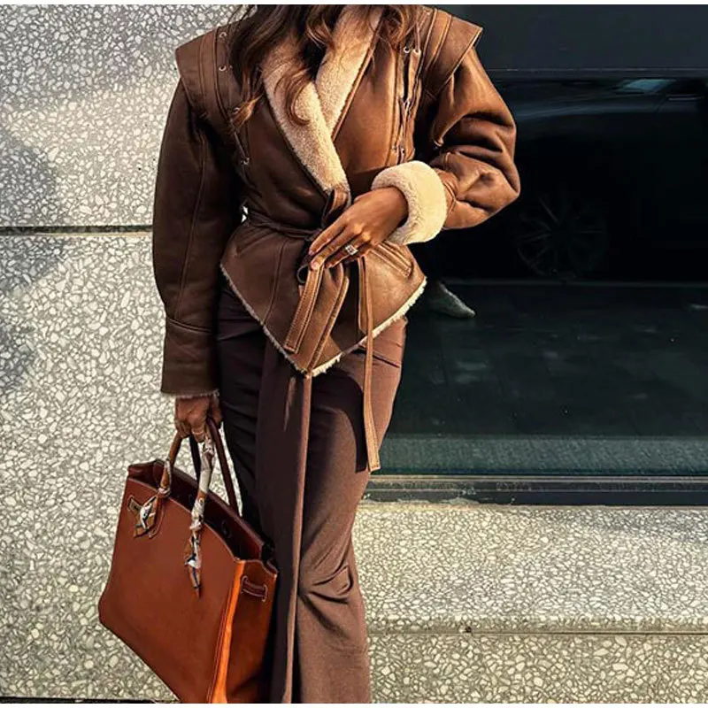 Women New Jacket Casual Simple Retro Harajuku Loose Trend Pocket Zipper Popular Slim Elegant Suede Jacket Warm Cotton Clothes
Women New Jacket Casual Simple Retro Harajuku Loose Trend Pocket Zipper Popular Slim Elegant Suede Jacket Warm Cotton Clothes