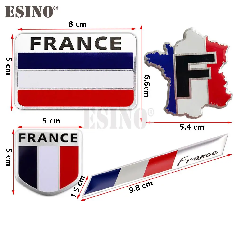 France National Flag 3D Metal Chrome Aluminium Alloy Decorative Emblem Adhesive Badge Sticker Decal Accessory
France National Flag 3D Metal Chrome Aluminium Alloy Decorative Emblem Adhesive Badge Sticker Decal Accessory