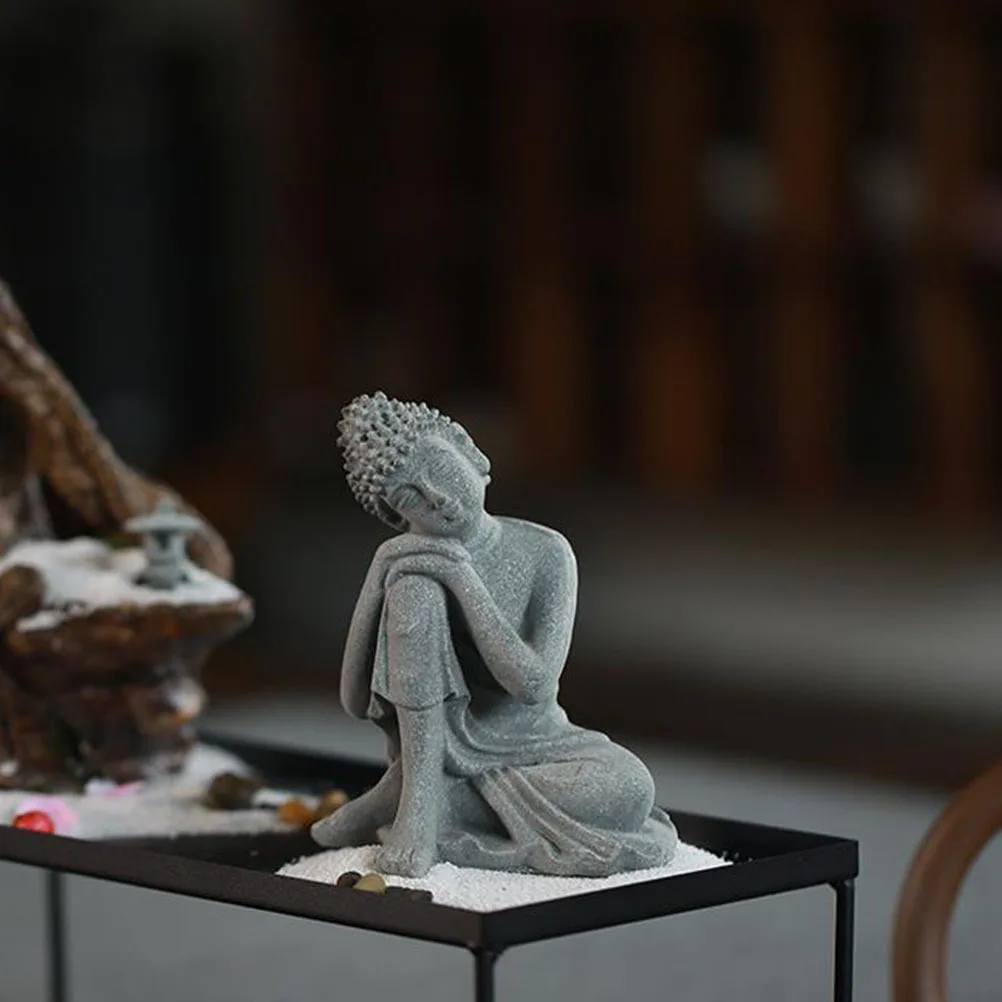 1Pcs Mediating Buddha Statue Creative Statue Asian Style Decoration Feng Shui Symbol Prosperity Gray Sandstone Adornment
1Pcs Mediating Buddha Statue Creative Statue Asian Style Decoration Feng Shui Symbol Prosperity Gray Sandstone Adornment