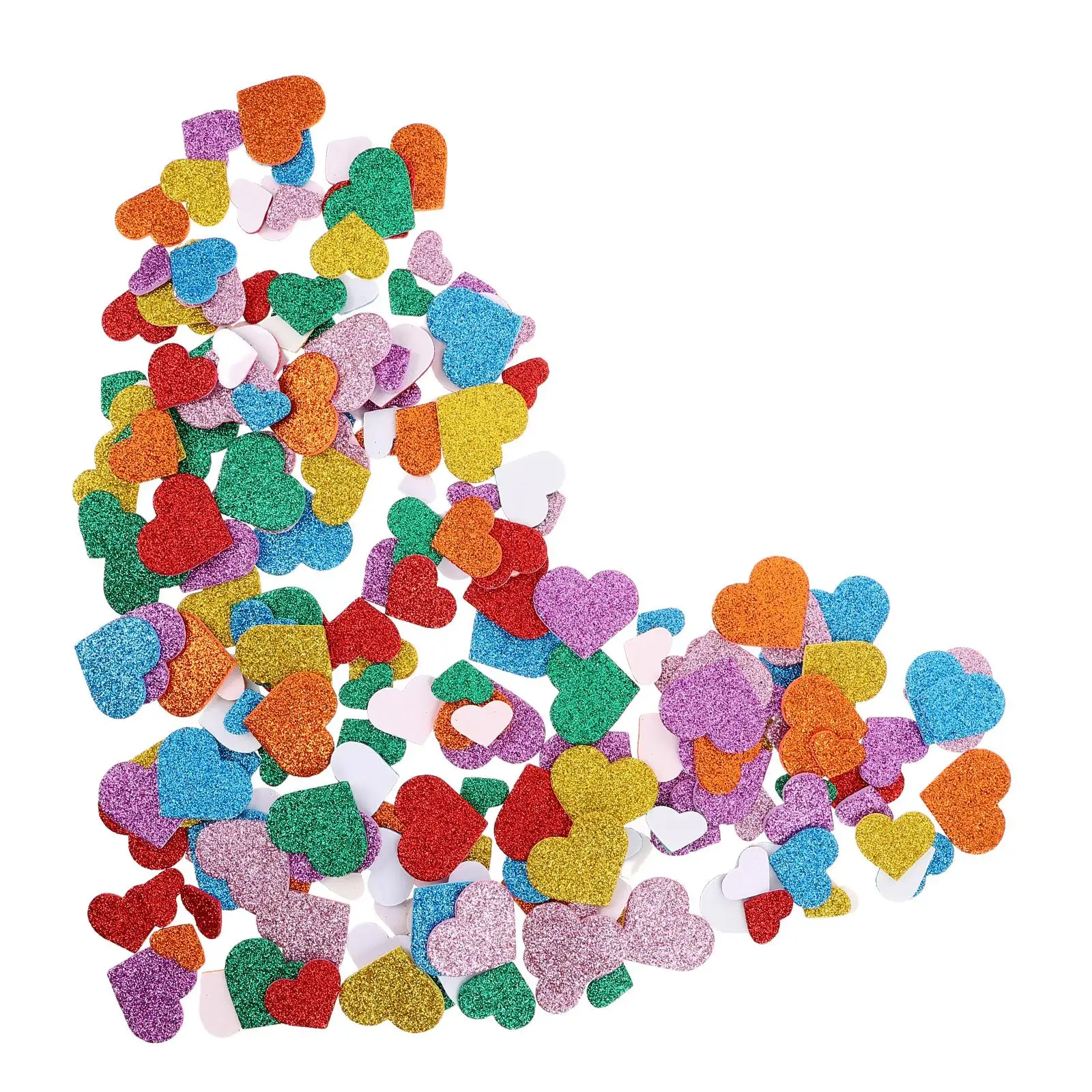 200 Pcs Heart Shaped Glitter Foam Stickers Soft Eva Sponge Valentines Day Craft Supplies DIY Hearts Decals Sticker
200 Pcs Heart Shaped Glitter Foam Stickers Soft Eva Sponge Valentines Day Craft Supplies DIY Hearts Decals Sticker