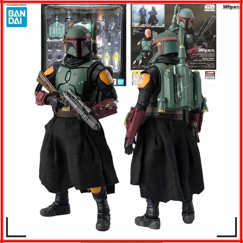 Bandai Original Model Kit S.H.Figuarts Star Wars The Mandalorian Boba Fett 155mm Anime Action Figure Toys Robot Gift for Boys
Bandai Original Model Kit S.H.Figuarts Star Wars The Mandalorian Boba Fett 155mm Anime Action Figure Toys Robot Gift for Boys