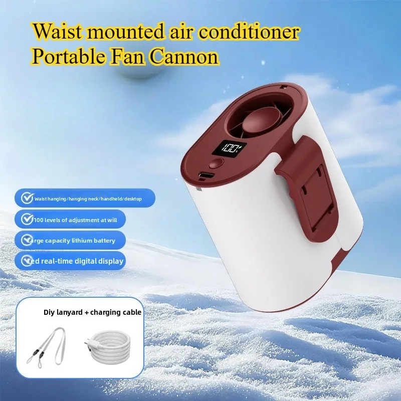 Mini Portable Waist Fan,4-in-1 Hands-Free Clip Fan,Long Battery LifeLow Noise Strong Wind Cooling for Outdoor Work Hiking Travel
Mini Portable Waist Fan,4-in-1 Hands-Free Clip Fan,Long Battery LifeLow Noise Strong Wind Cooling for Outdoor Work Hiking Travel