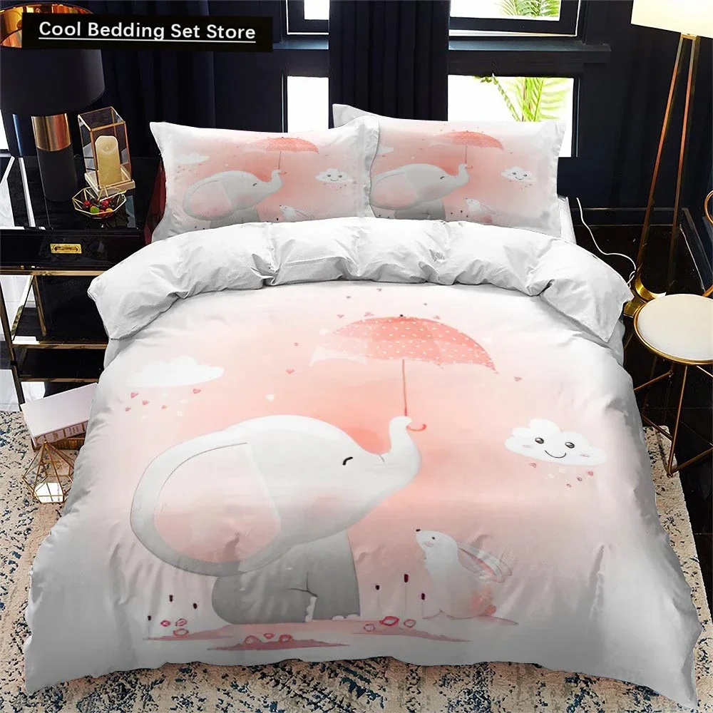 Animal Elephant Cartoon Kids Duvet Cover Queen King Twin Size Bedding Set Wildlife Comforter Cover 2_3pcs Polyester Quilt Cover
Animal Elephant Cartoon Kids Duvet Cover Queen King Twin Size Bedding Set Wildlife Comforter Cover 2_3pcs Polyester Quilt Cover