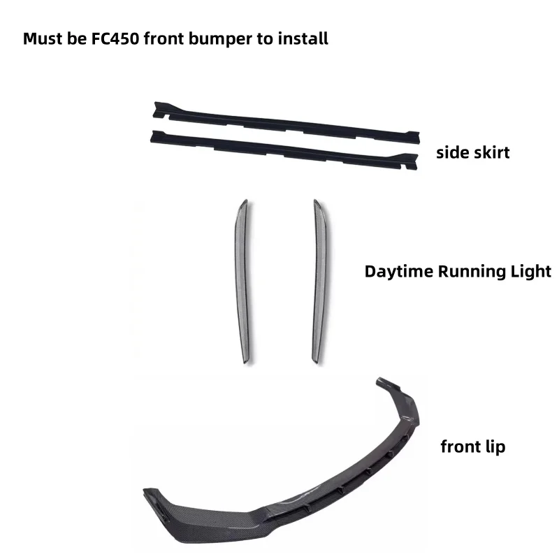 Body kit Front lip for Honda civic FC450 16-19 modified front shovel side skirt three colors Daytime Running Light
Body kit Front lip for Honda civic FC450 16-19 modified front shovel side skirt three colors Daytime Running Light